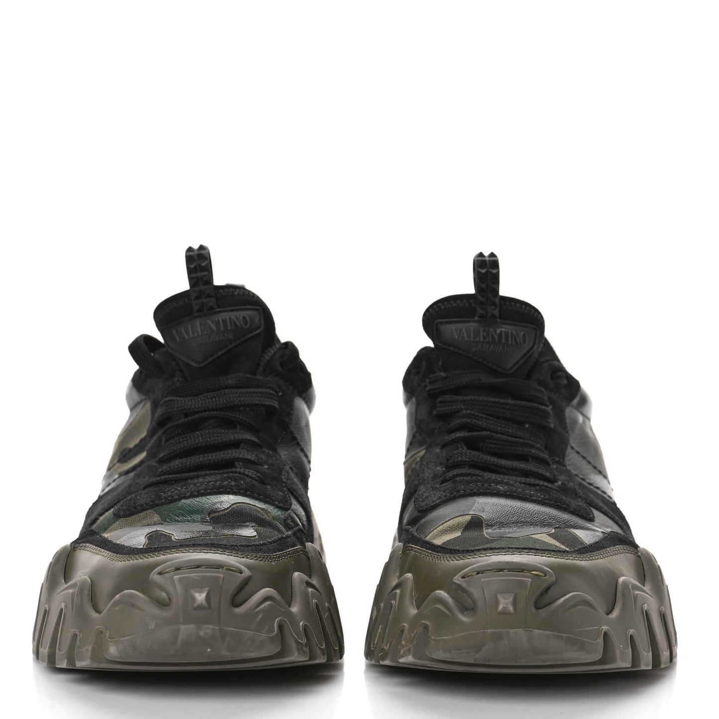 Nappa Suede Camouflage Mens Rockrunner Plus Sneakers 44 Army Green Black Multicolor