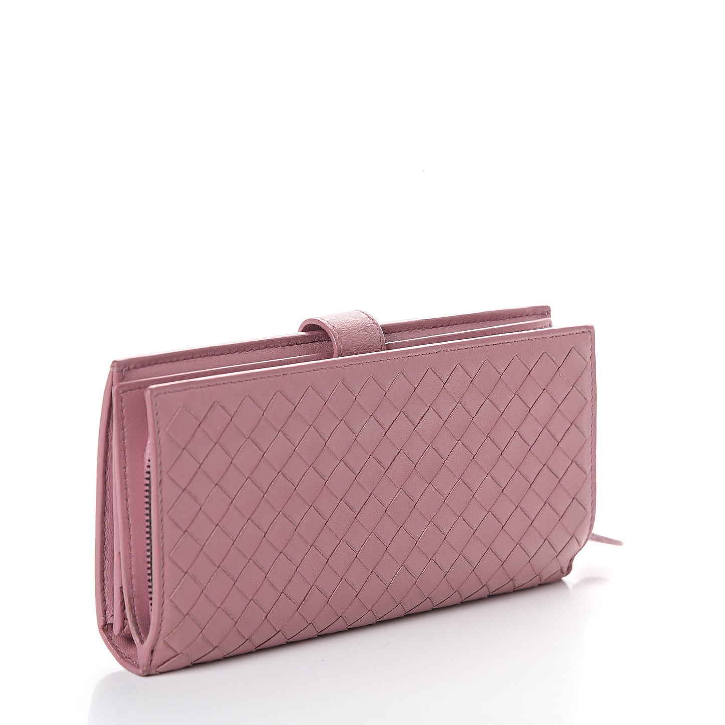 Nappa Intrecciato Continental Wallet Watteau