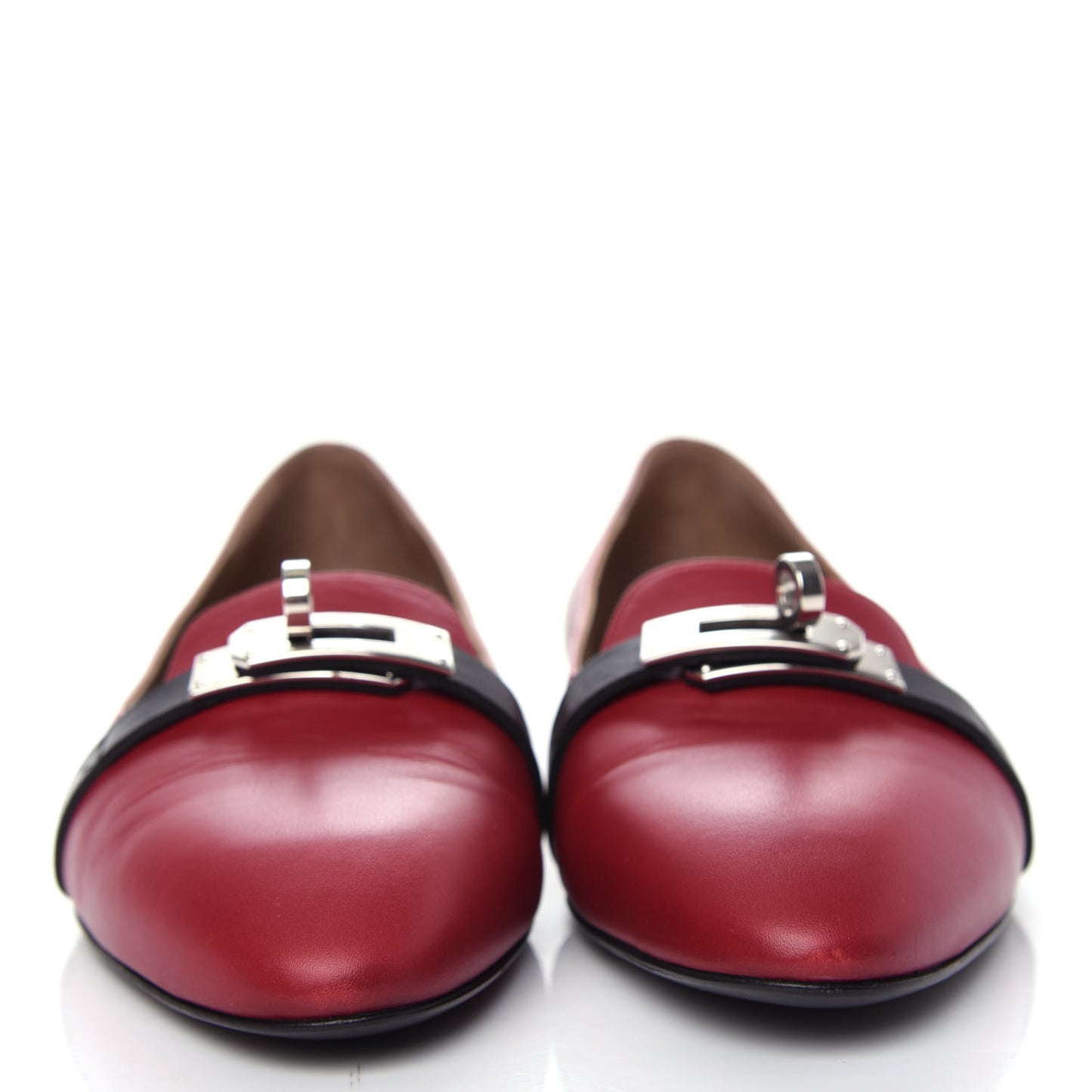 Calfskin Pegase Ballerina Flats 35 Carmin Black
