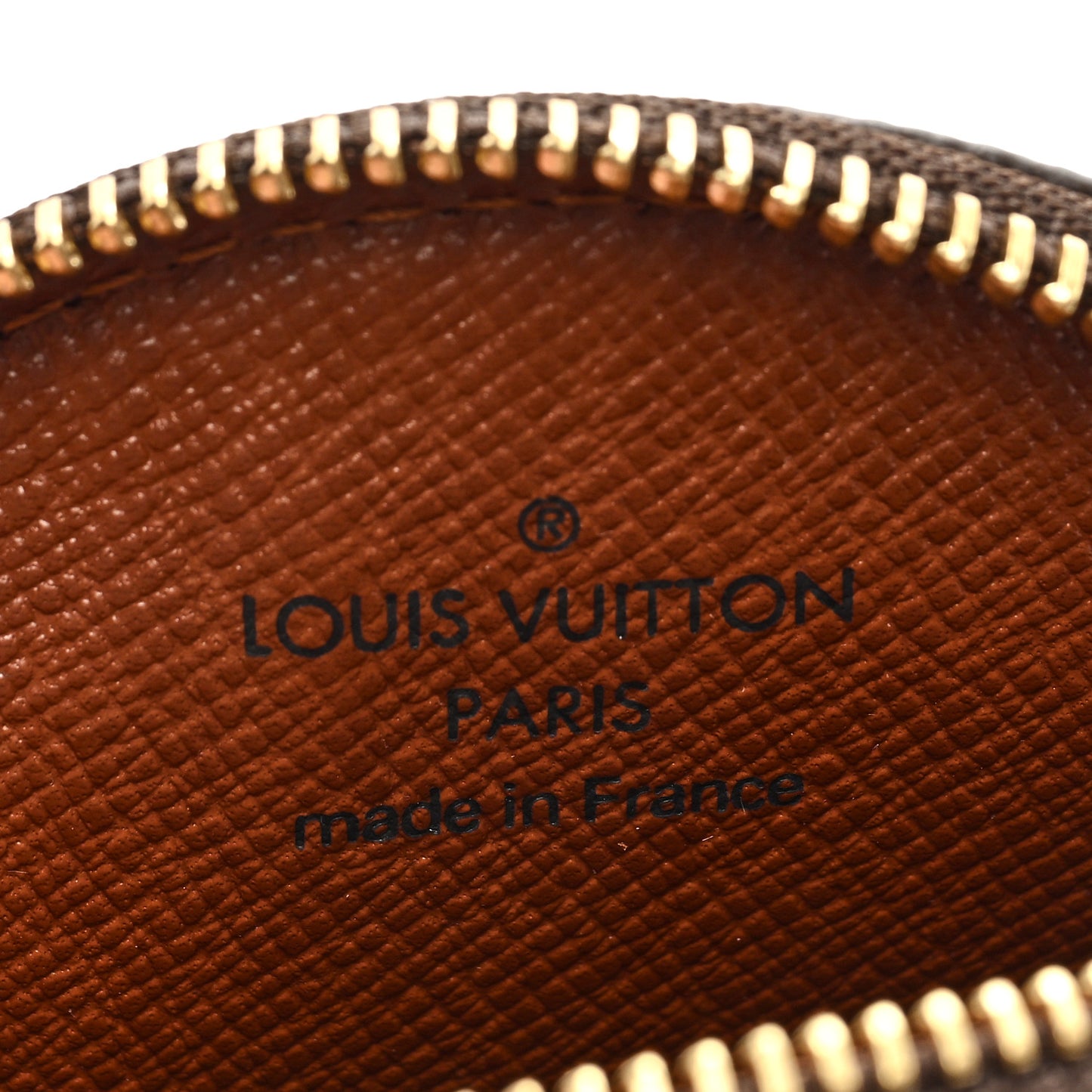 Monogram Round Coin Purse