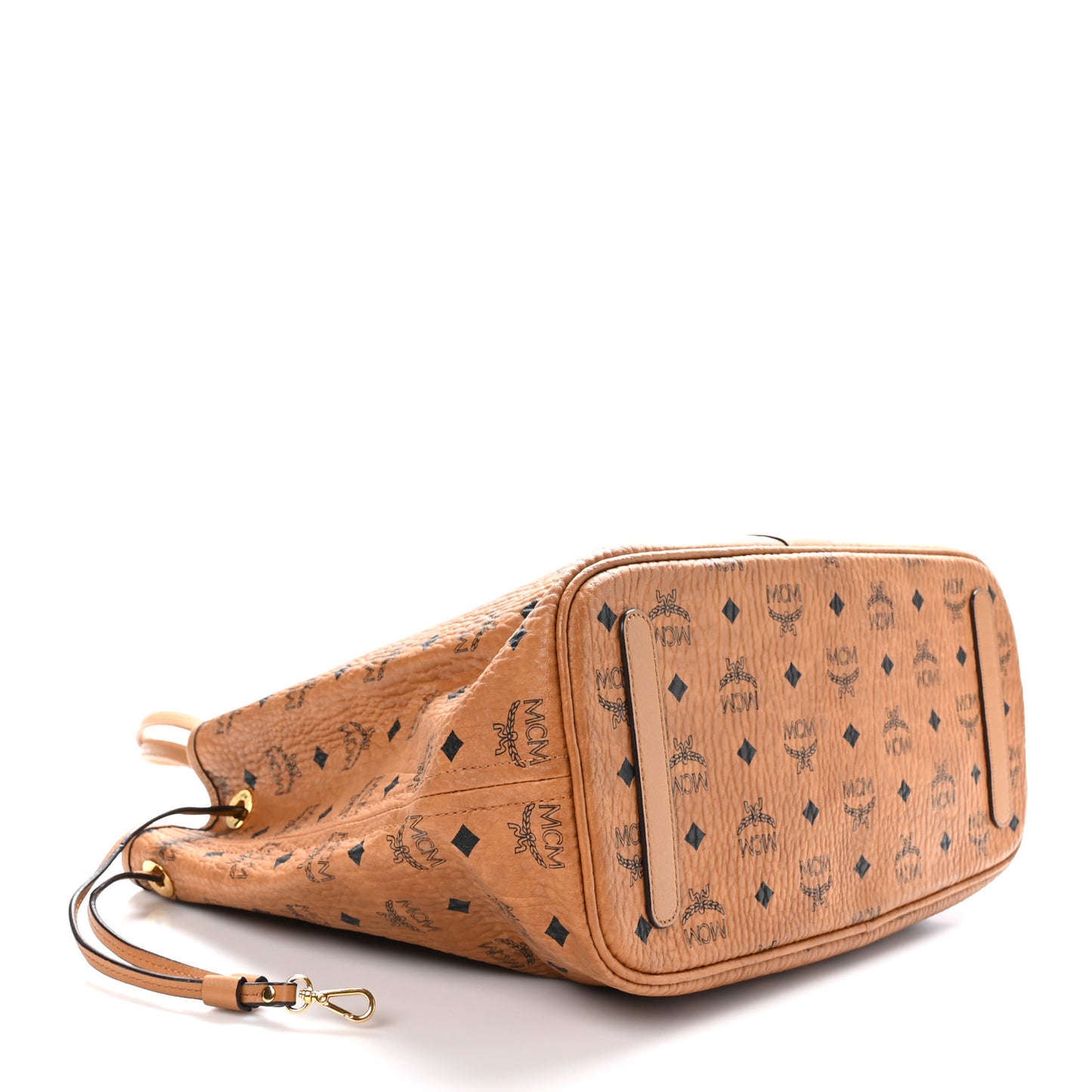 Visetos Medium Liz Reversible Shopper Tote Cognac