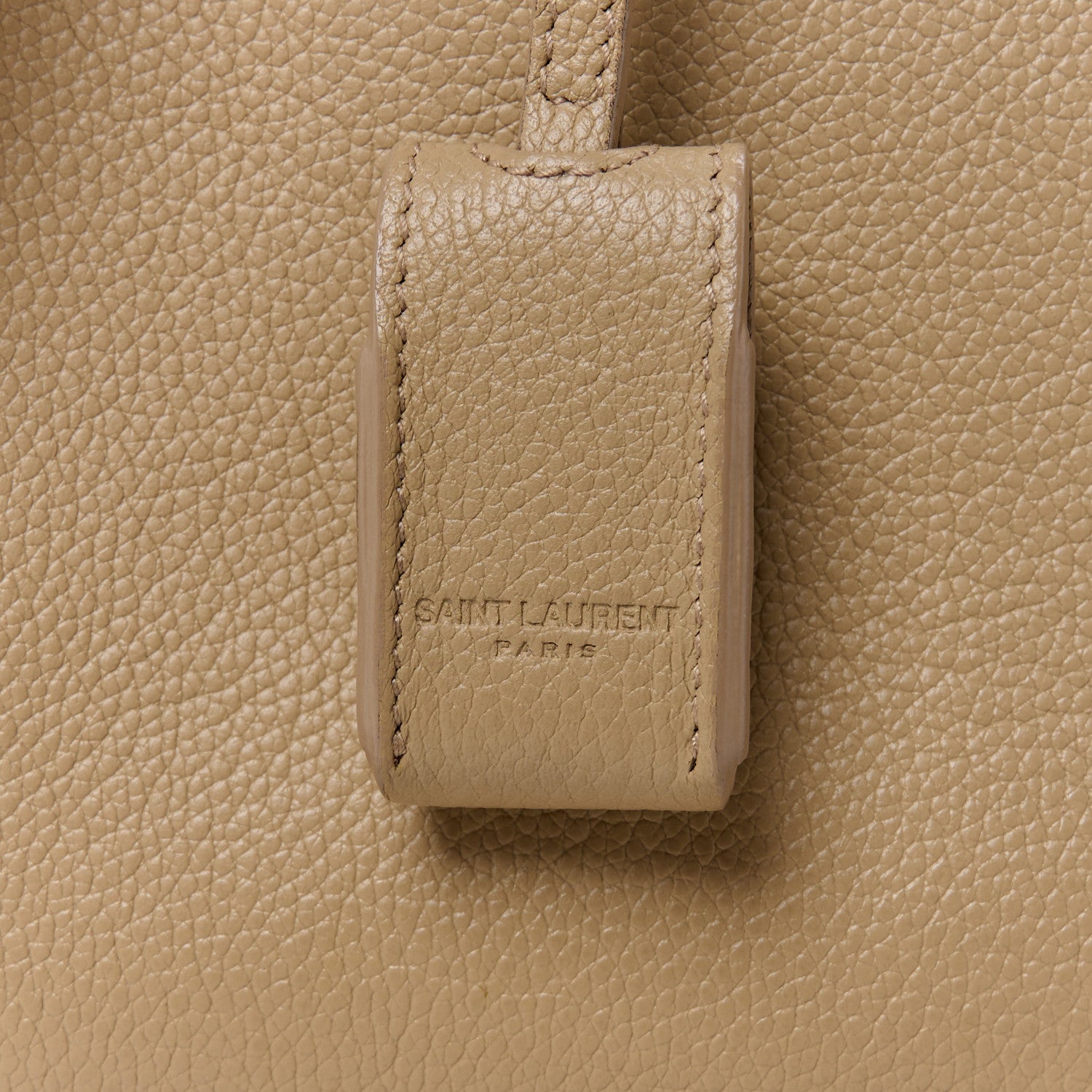 Saint Laurent Grained Calfskin Nano Sac De Jour Dark Beige 7 of 10