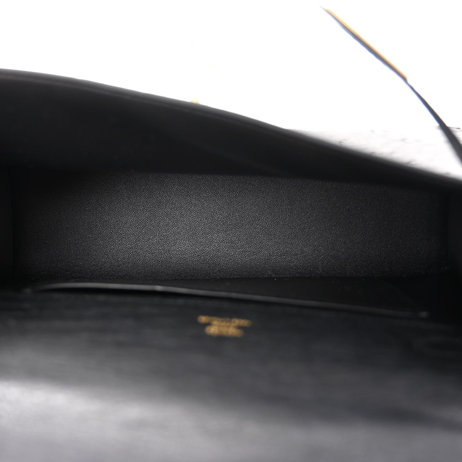 Hermes Ostrich Kelly Pochette Black 6 of 11