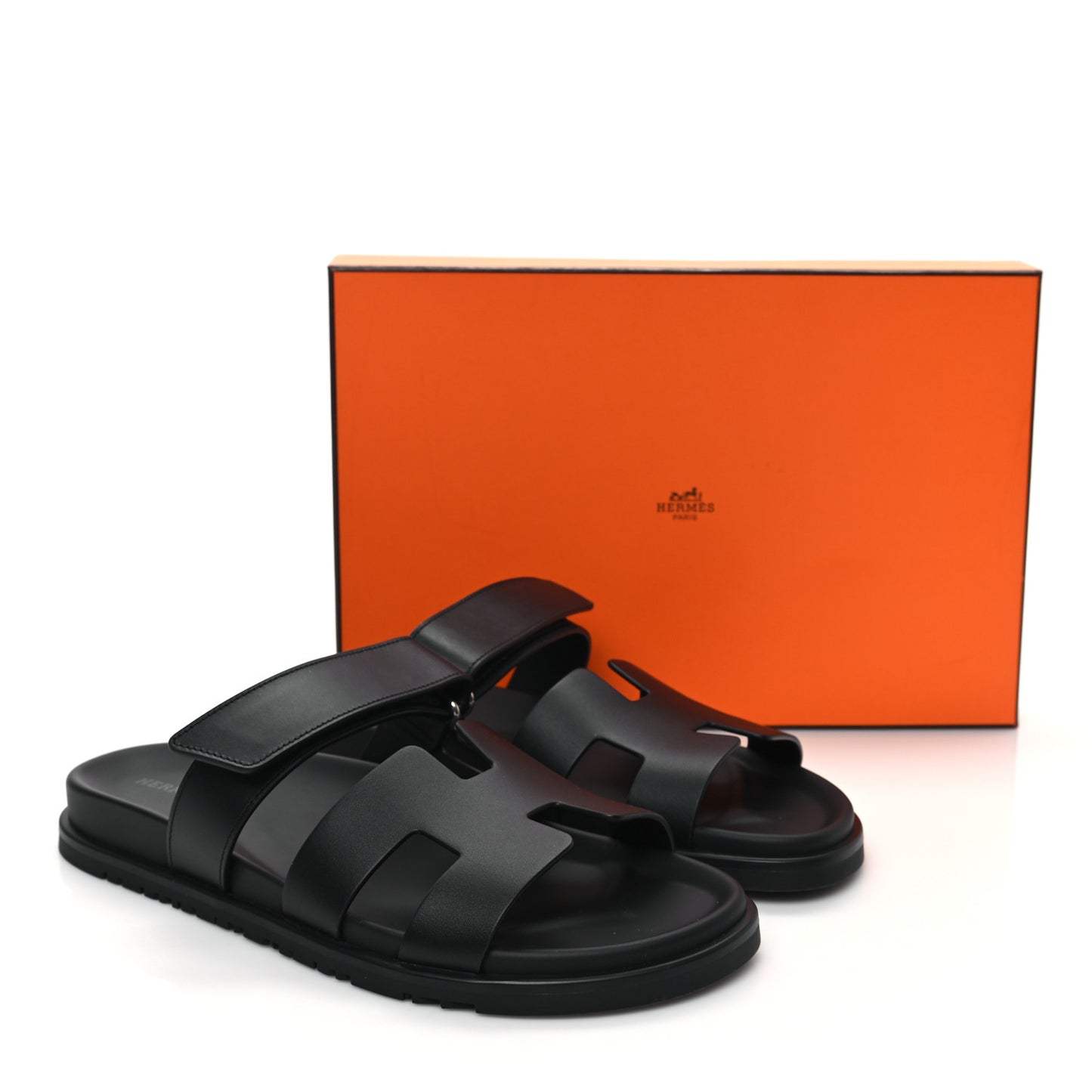 Calfskin Womens Chypre Sandals 41 Black