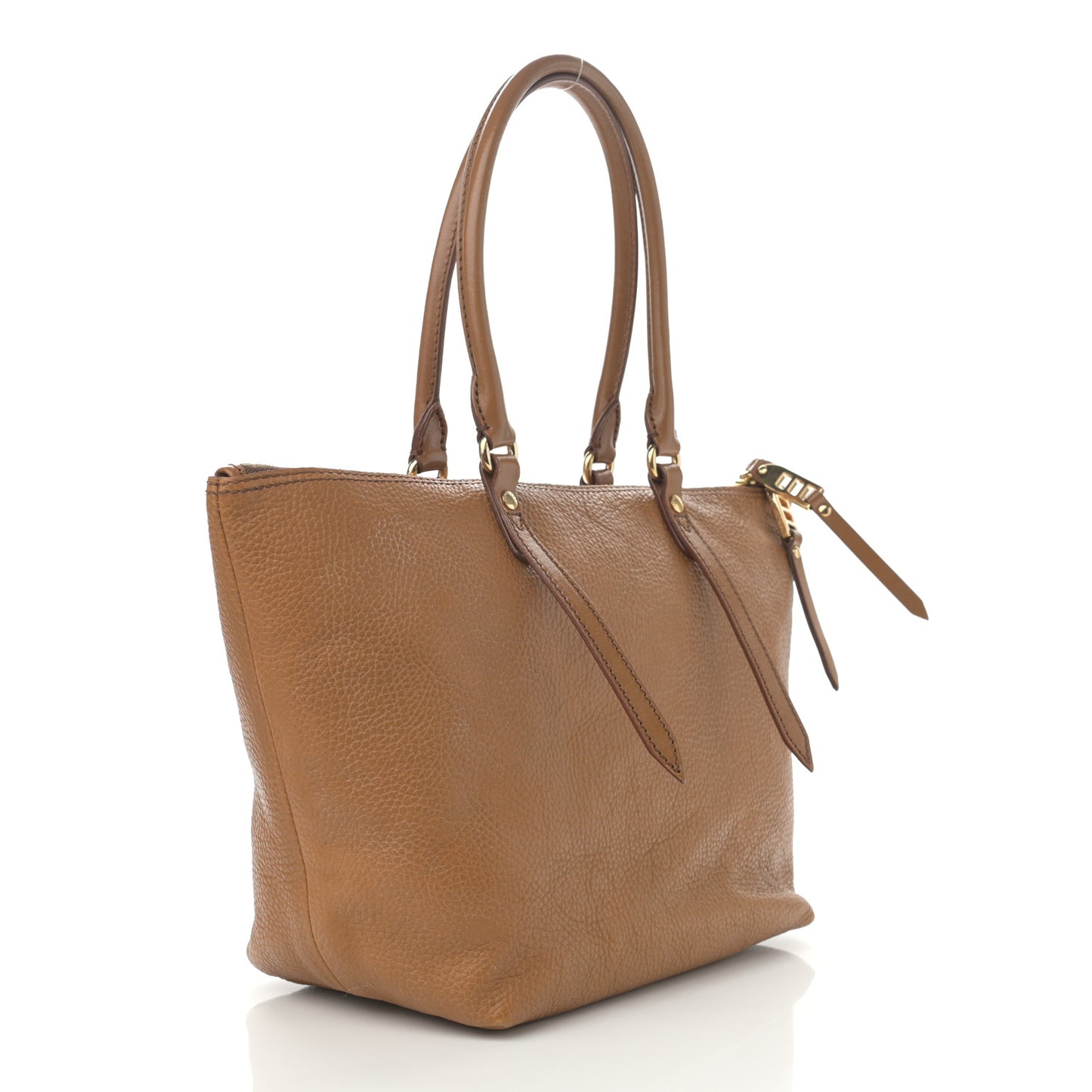 London Grainy Calfskin Small Salisbury Tote Beige