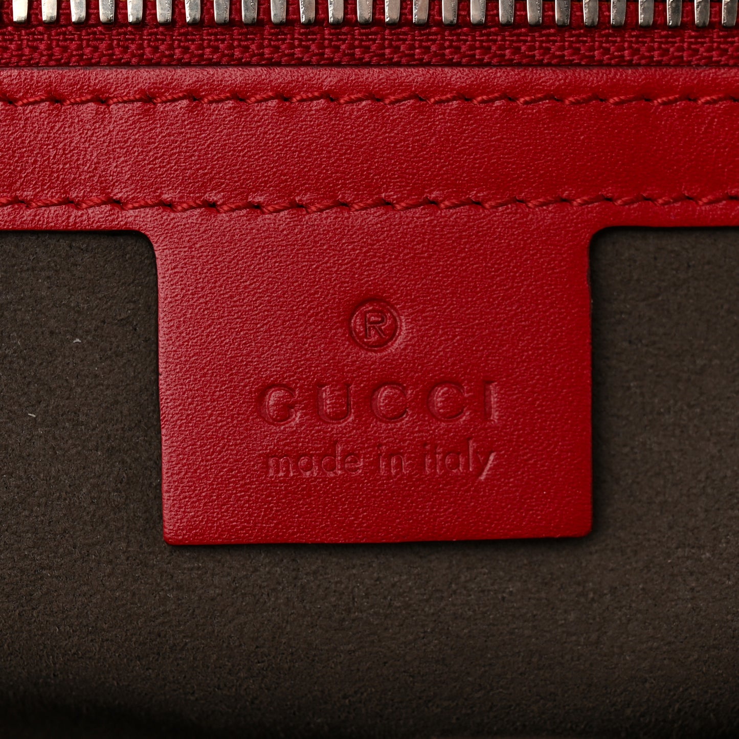 Guccissima Signature Small Day Backpack Hibiscus Red