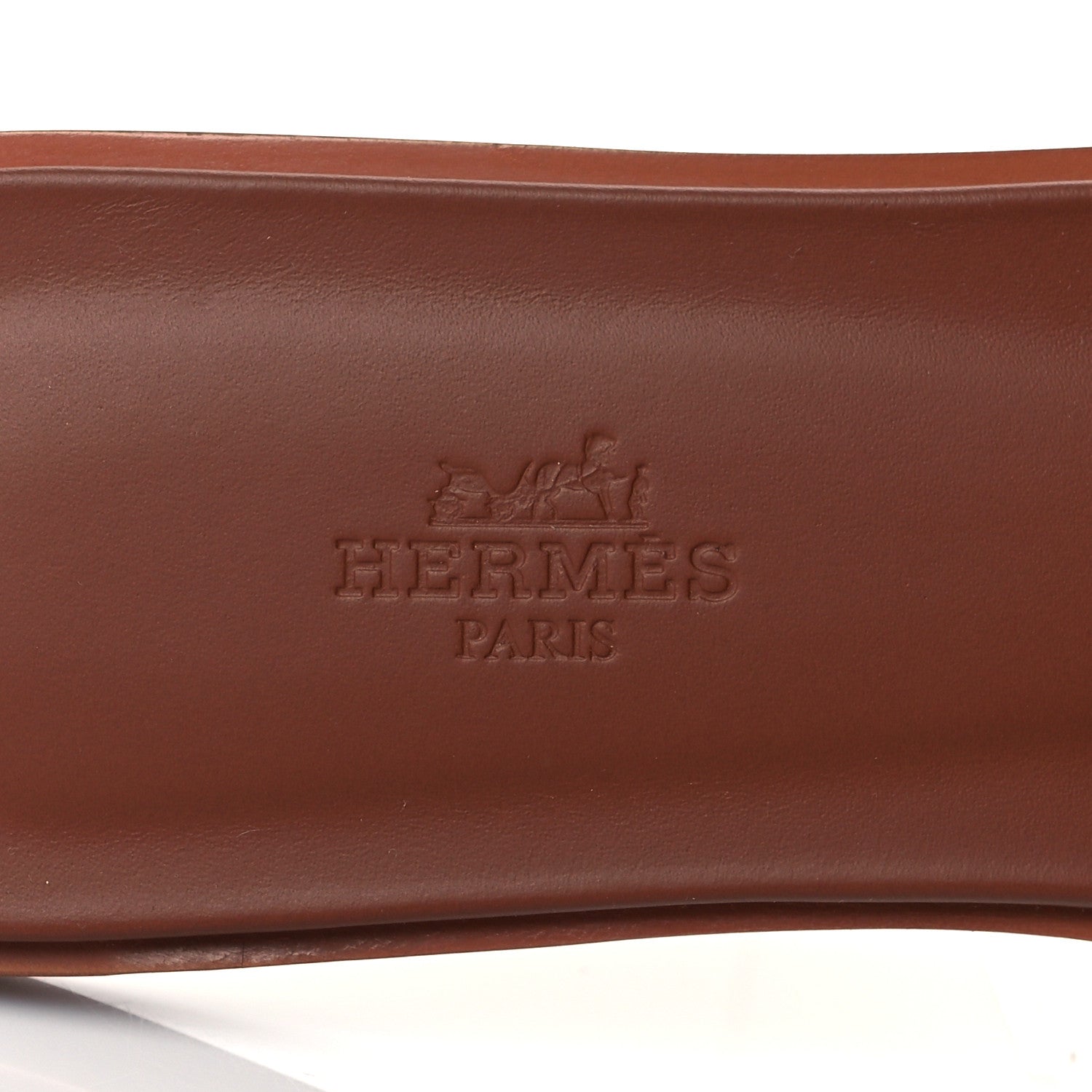 Hermes Box Calfskin Oran Sandals 39 Gold 7 of 9