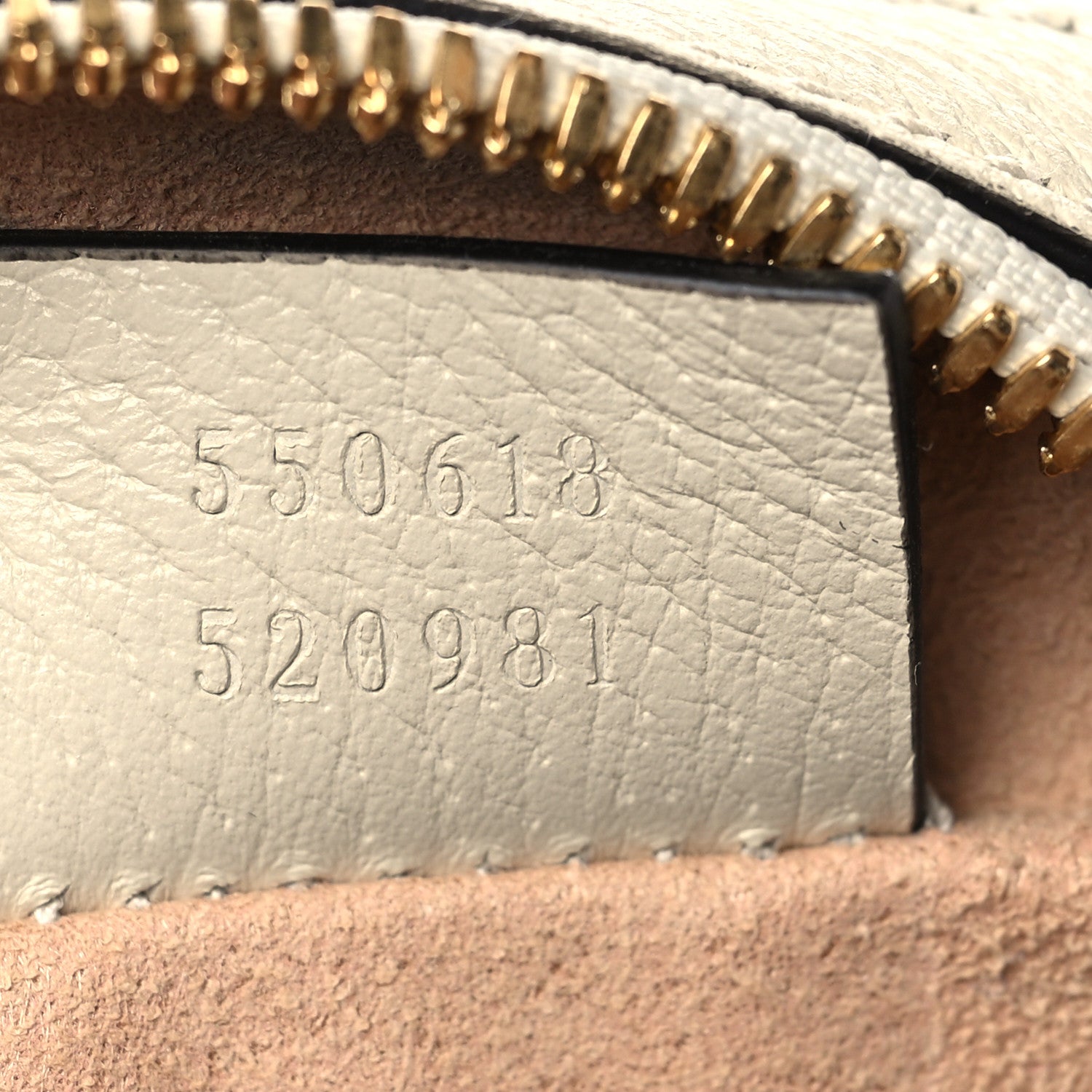 Gucci Textured Calfskin Web Mini Ophidia Round Shoulder Bag Mystic White 7 of 10