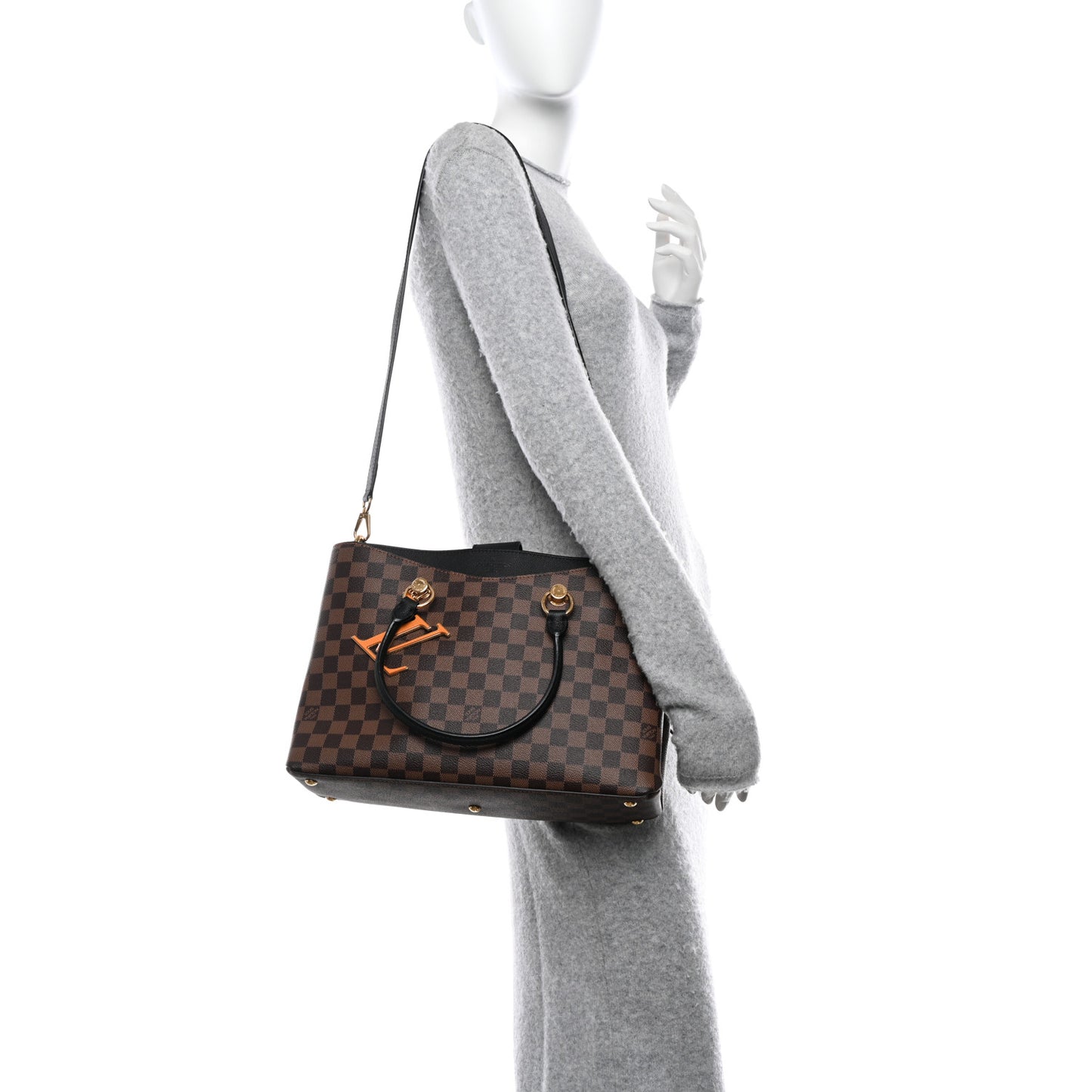 LOUIS VUITTON Damier Ebene LV Riverside Black