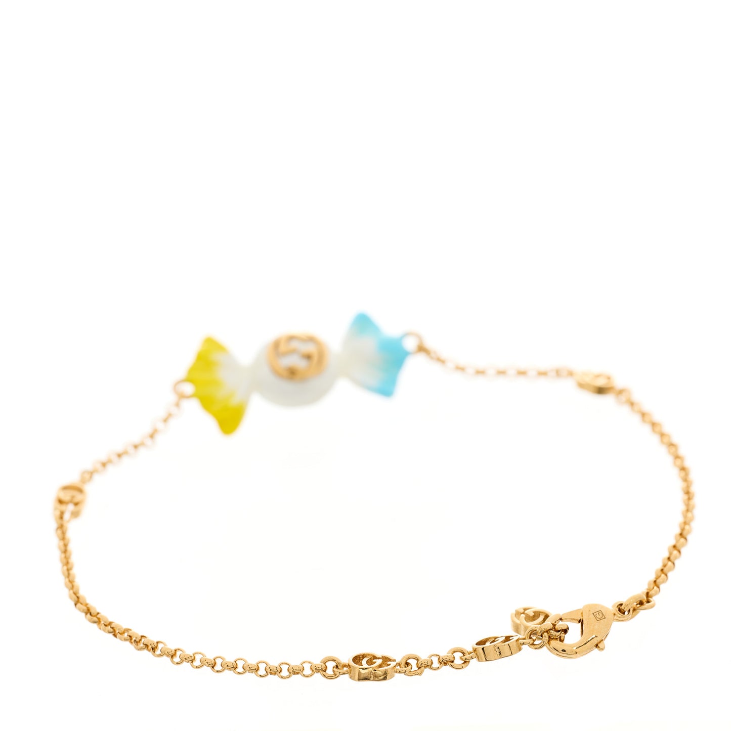 Metal Enamel GG Candy Bracelet