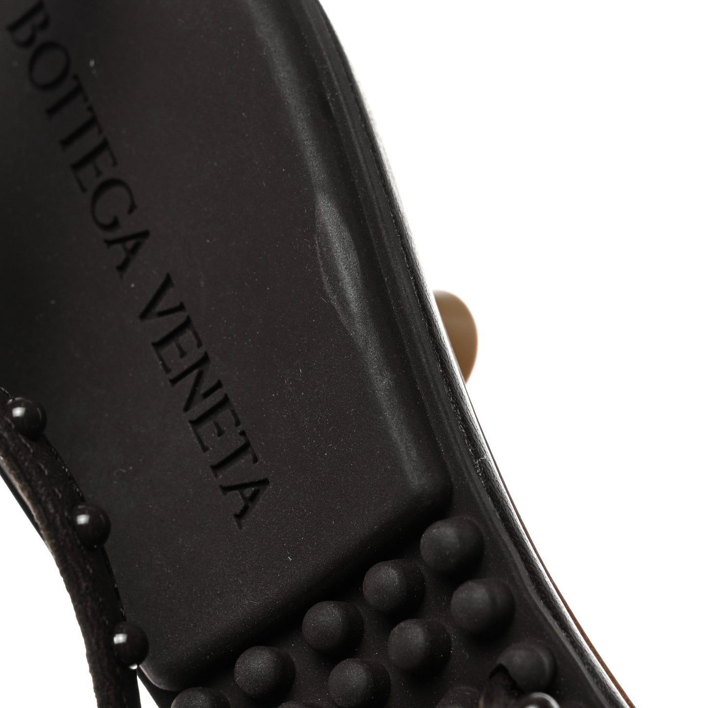 Lambskin Lagoon Bubble 55mm Sandals 35.5 Fondant