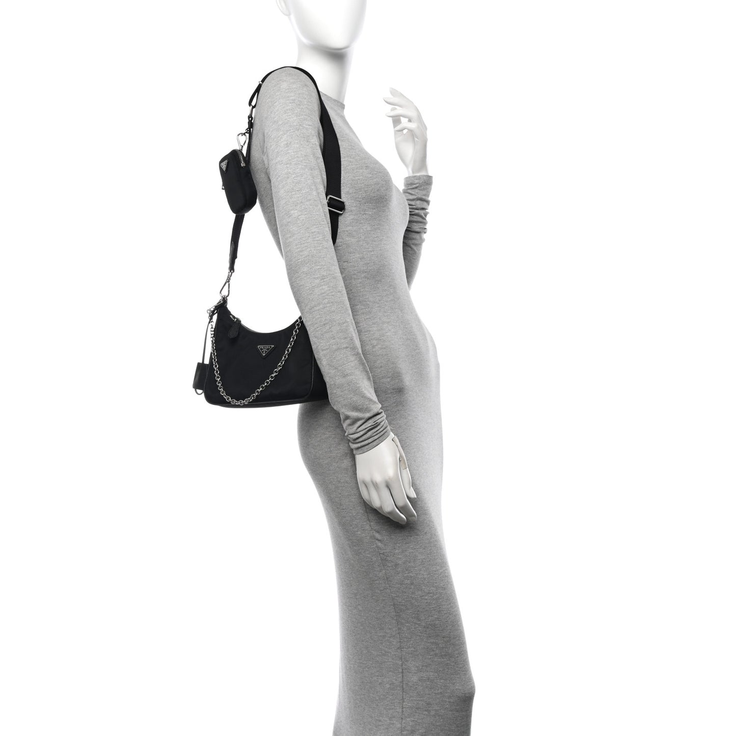 Nylon Re-Edition 2005 Shoulder Bag Black