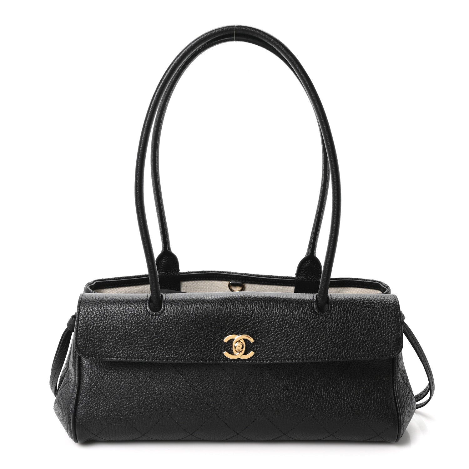 Chanel Grained Calfskin Stitched Urban Essentials Small Shopping