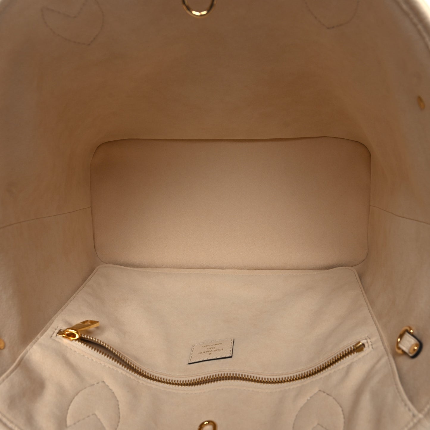 Empreinte Monogram Giant Neverfull MM Cream