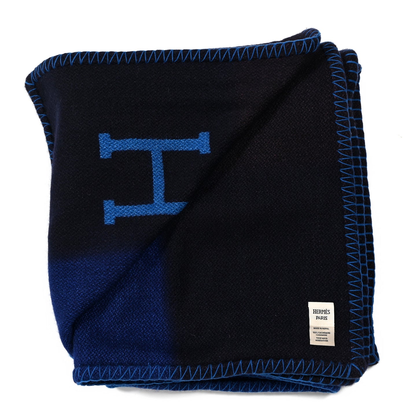 Cashmere Blanket Blue
