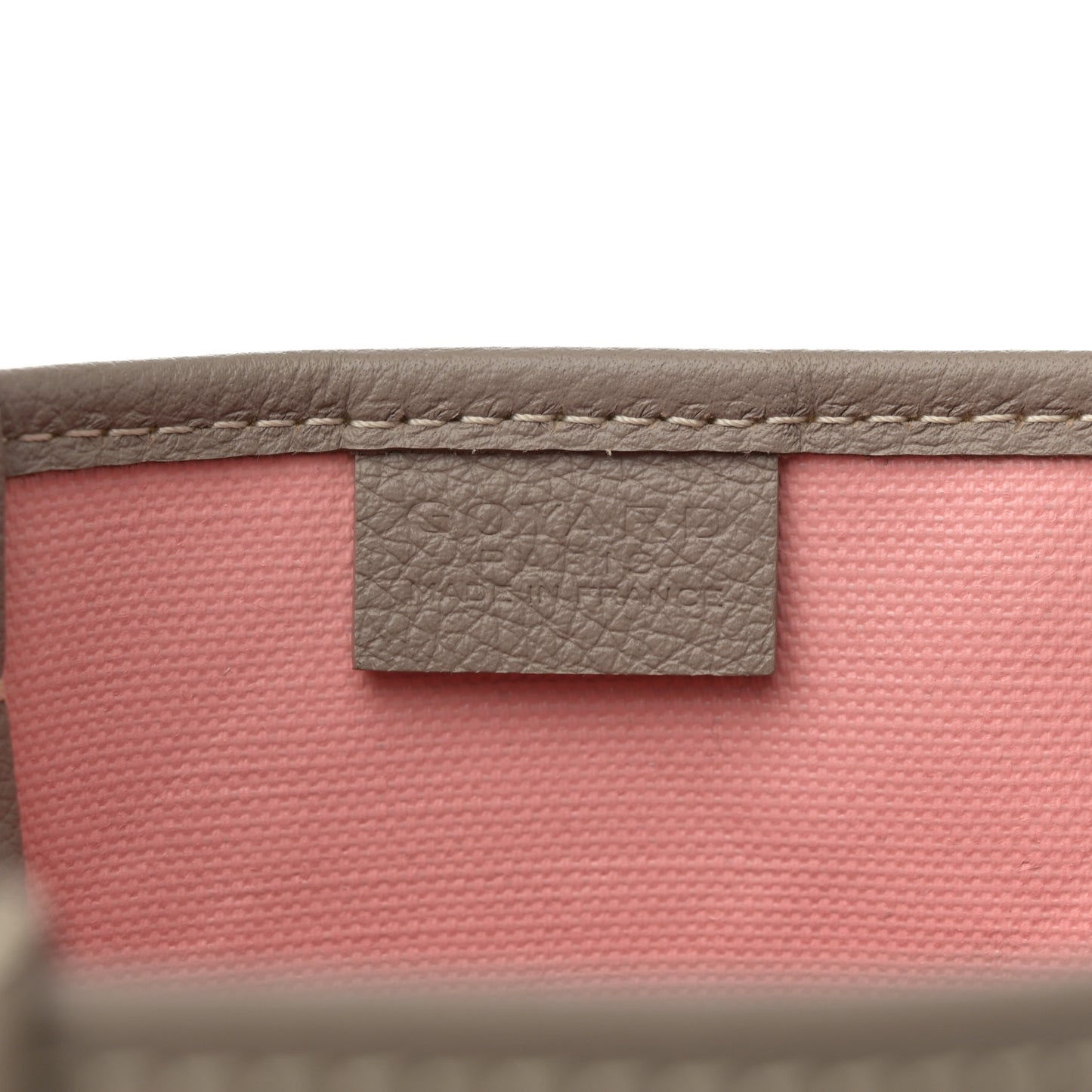 Goyardine Poitiers Claire Voie Tote Grege Powder Pink