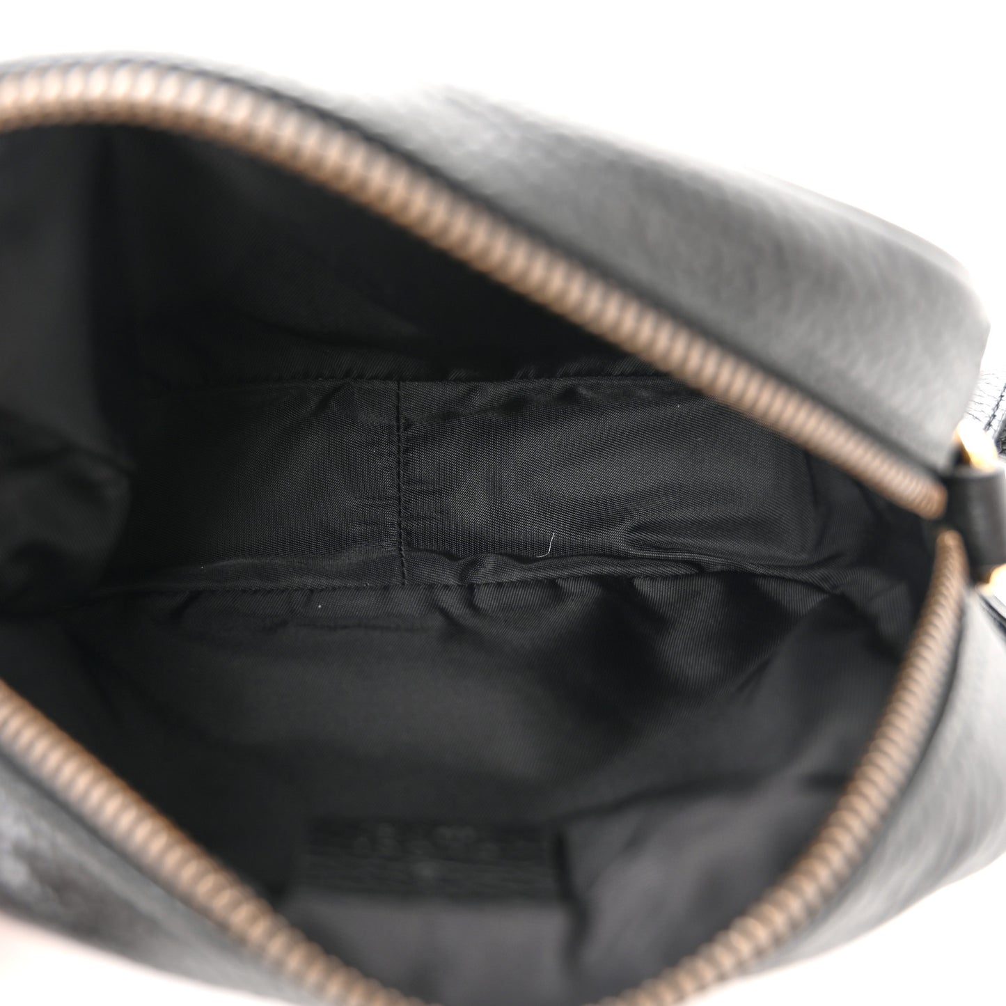 Pebbled Calfskin Mini Soho Disco Bag Black