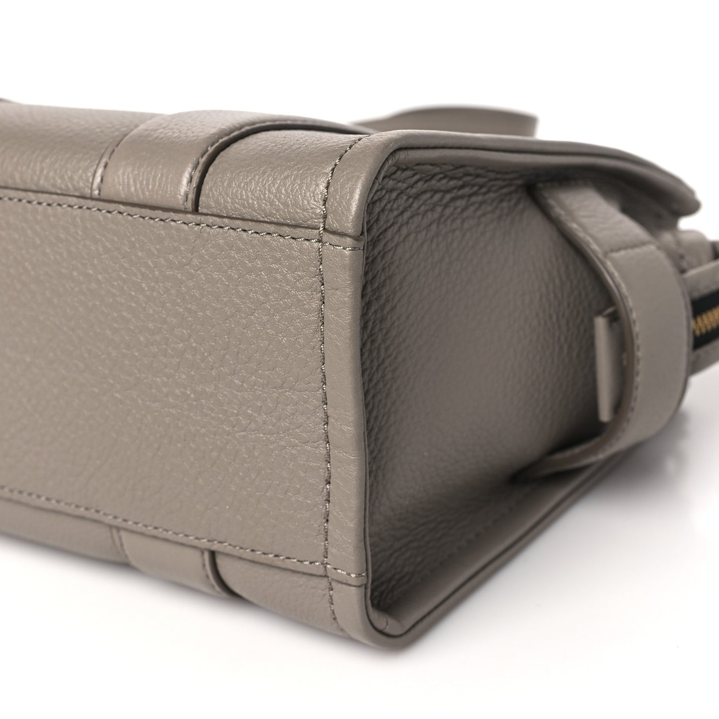 Grained Calfskin Small The Tote Bag Cement