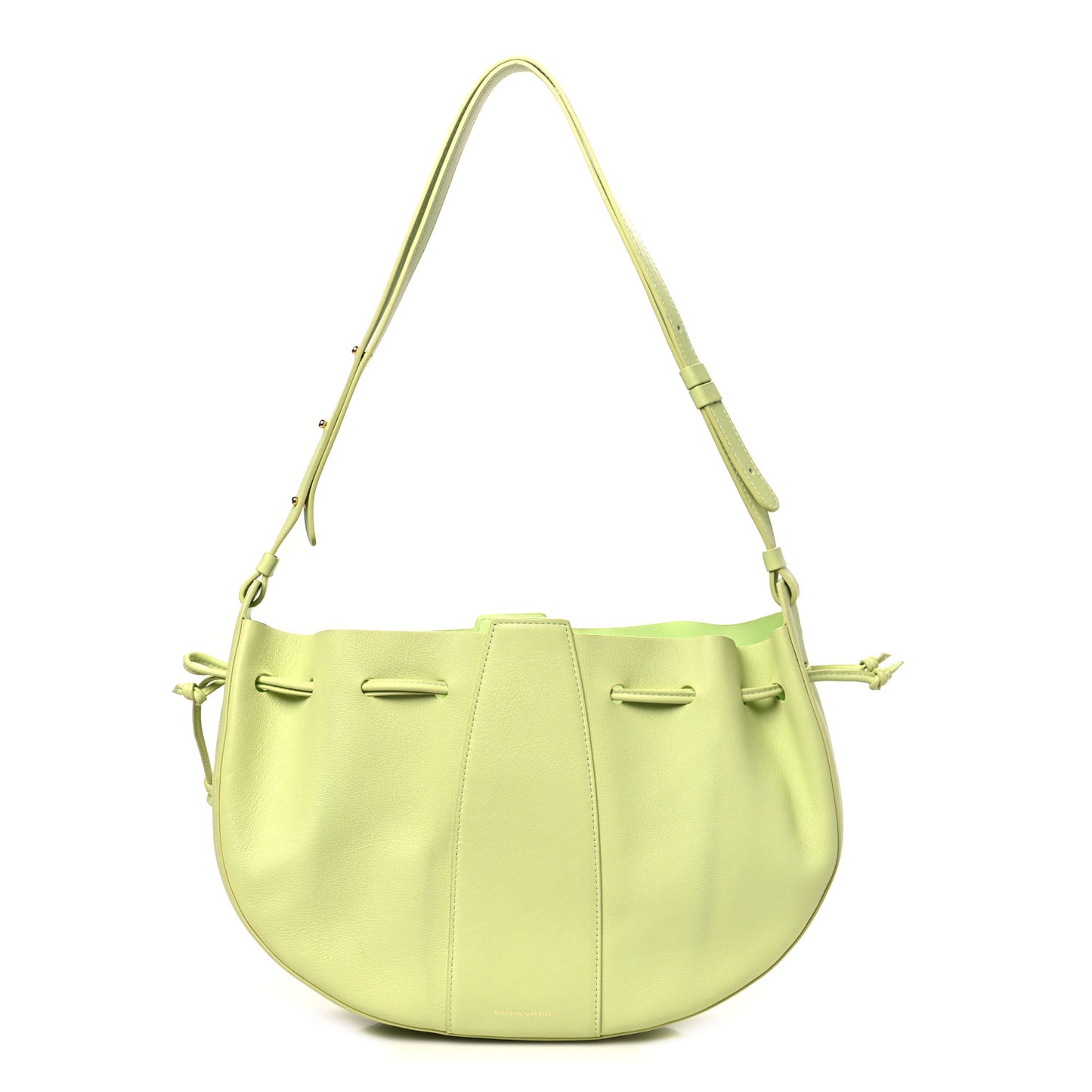 Tumbled Calfskin Lilium Bag Mint
