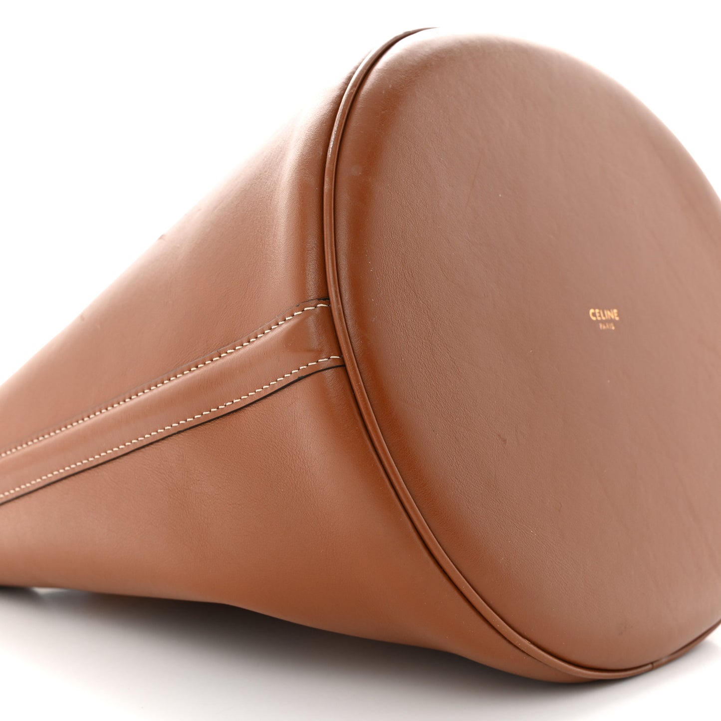 Smooth Calfskin Bucket 16 Bag Tan