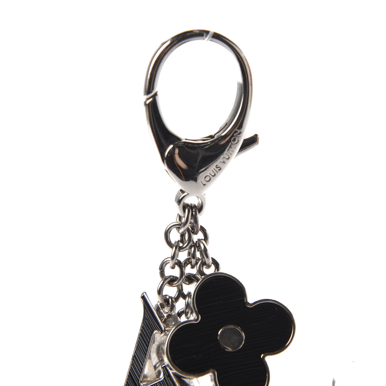 Louis Vuitton Electric Epi Fleur d'Epi Bag Charm Black 3 of 3