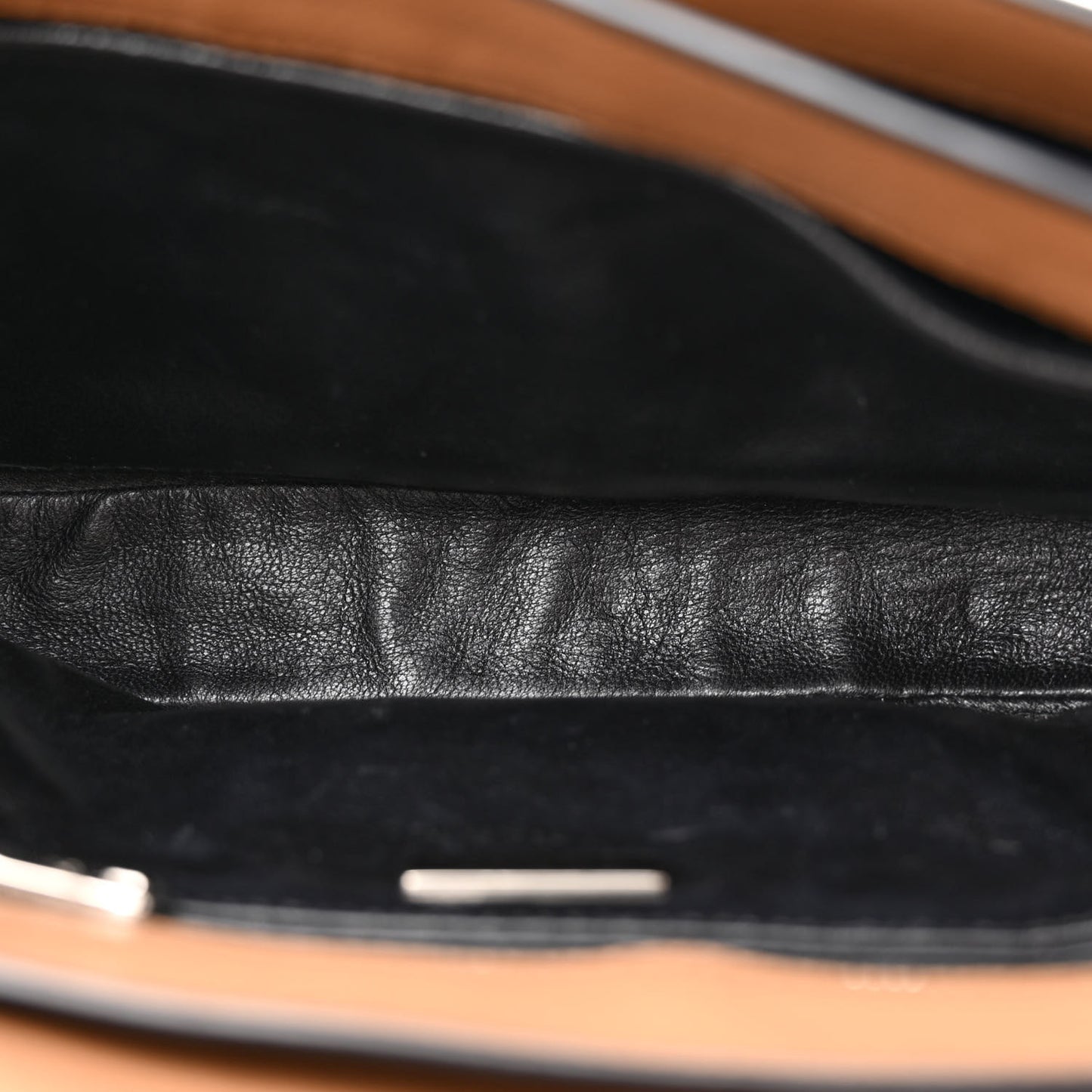 Glace Calfskin Arcade Crossbody Bag Caramel