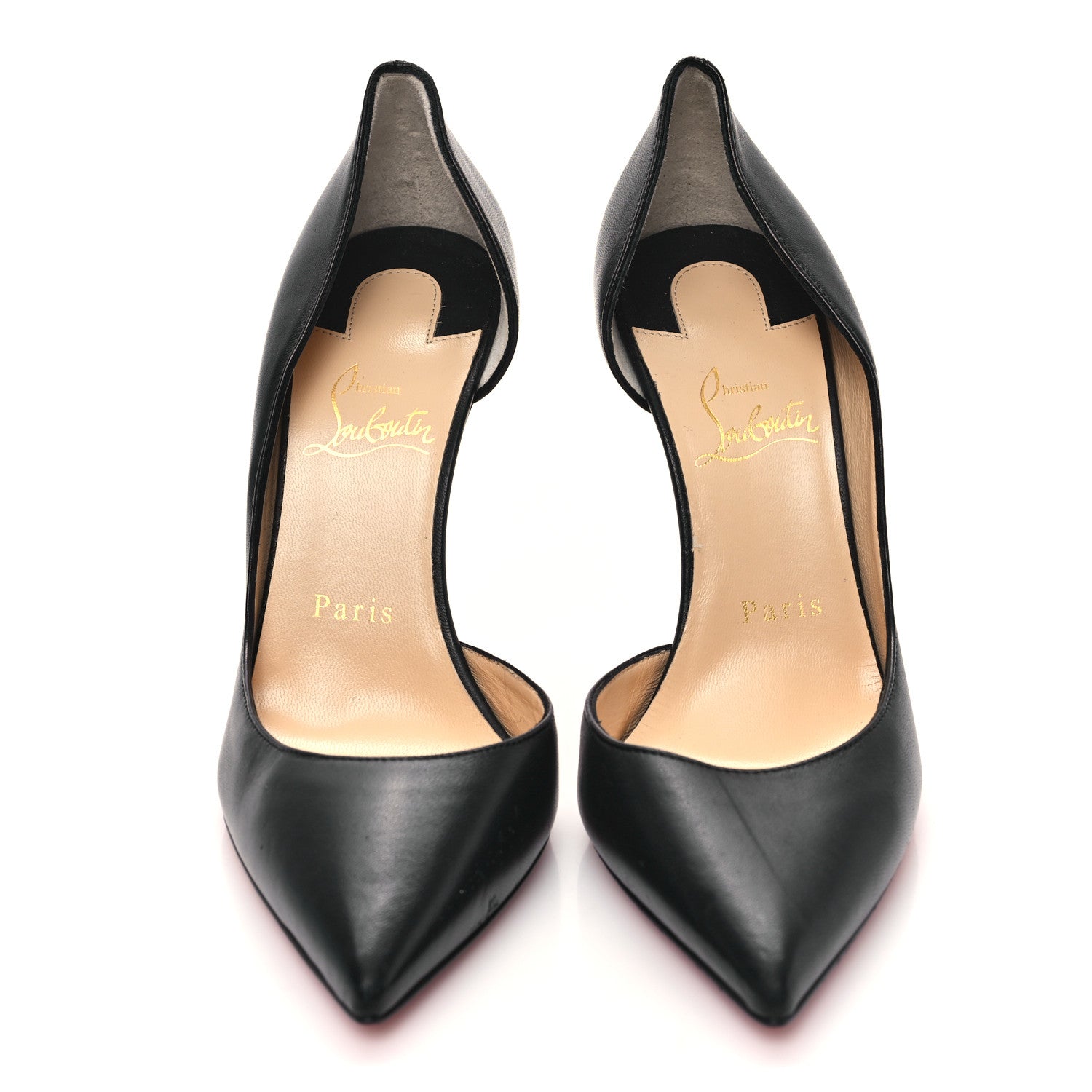 Christian Louboutin Shiny Nappa Iriza 100 Pumps 38 Black 2 of 9
