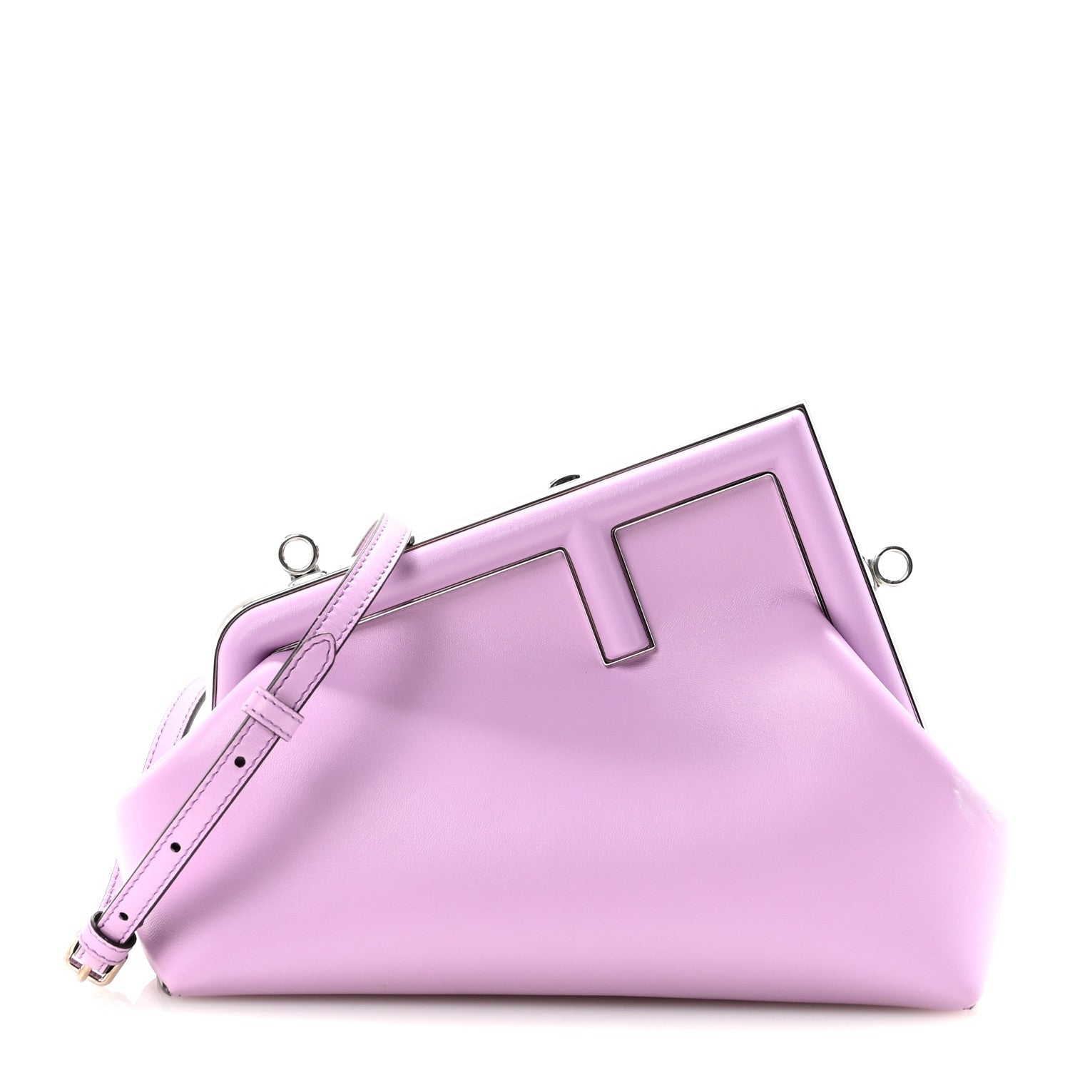 Fendi Shiny Nappa Small Fendi First Violetta 1800109 – FASHIONPHILE