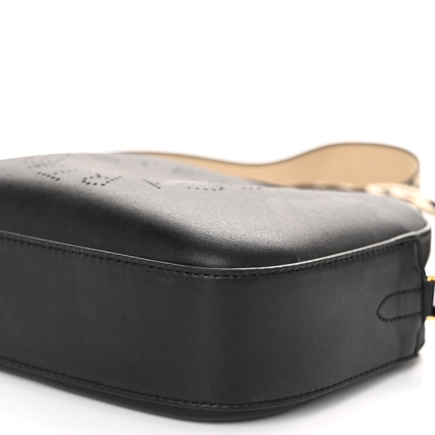 Eco Alter Nappa Perforated Logo Mini Bag Black