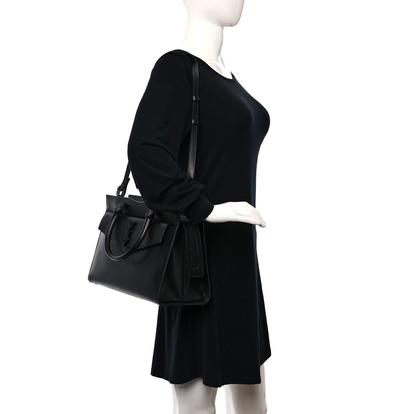 Grain De Poudre Medium Uptown Tote Black
