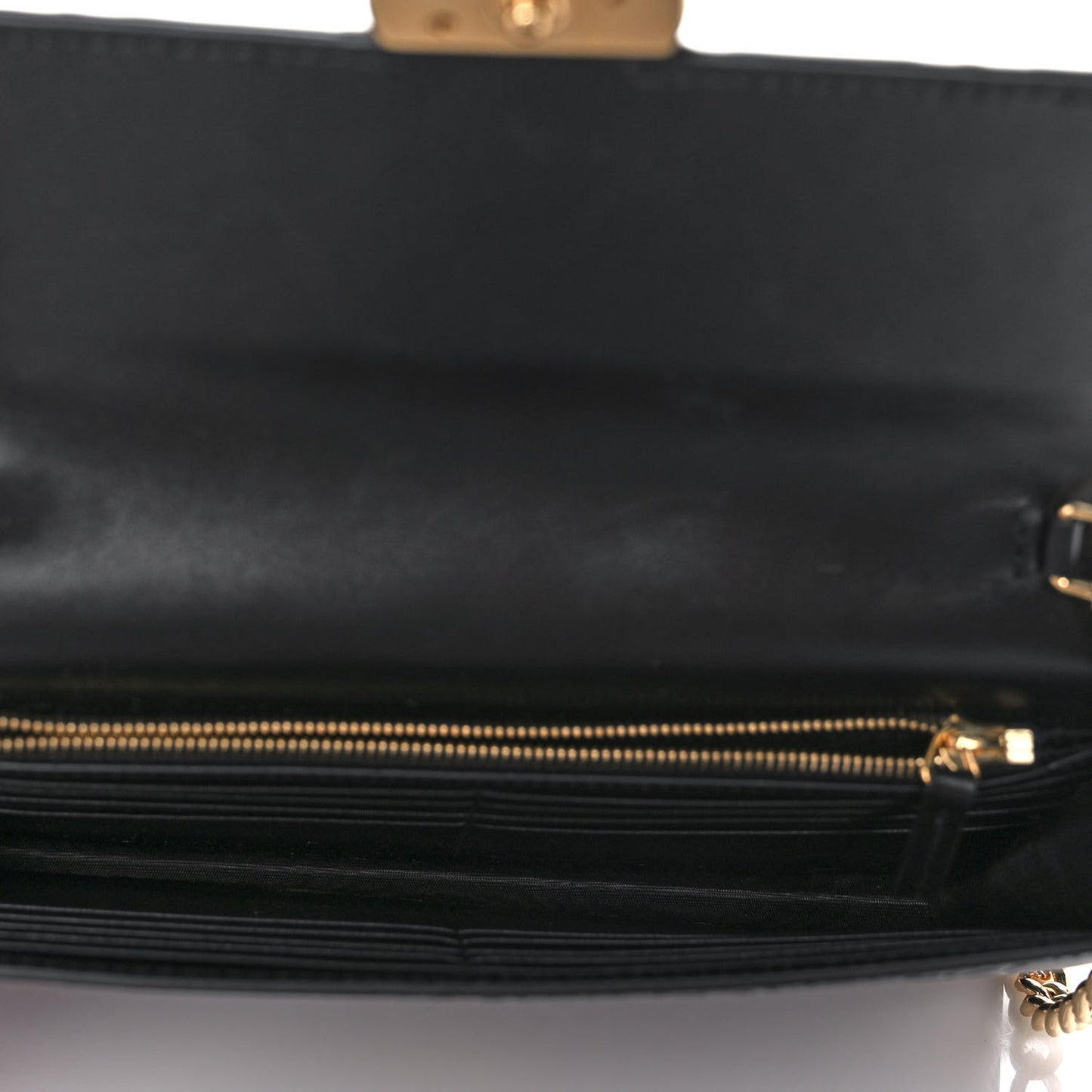 Guccissima Icon Chain Wallet Black