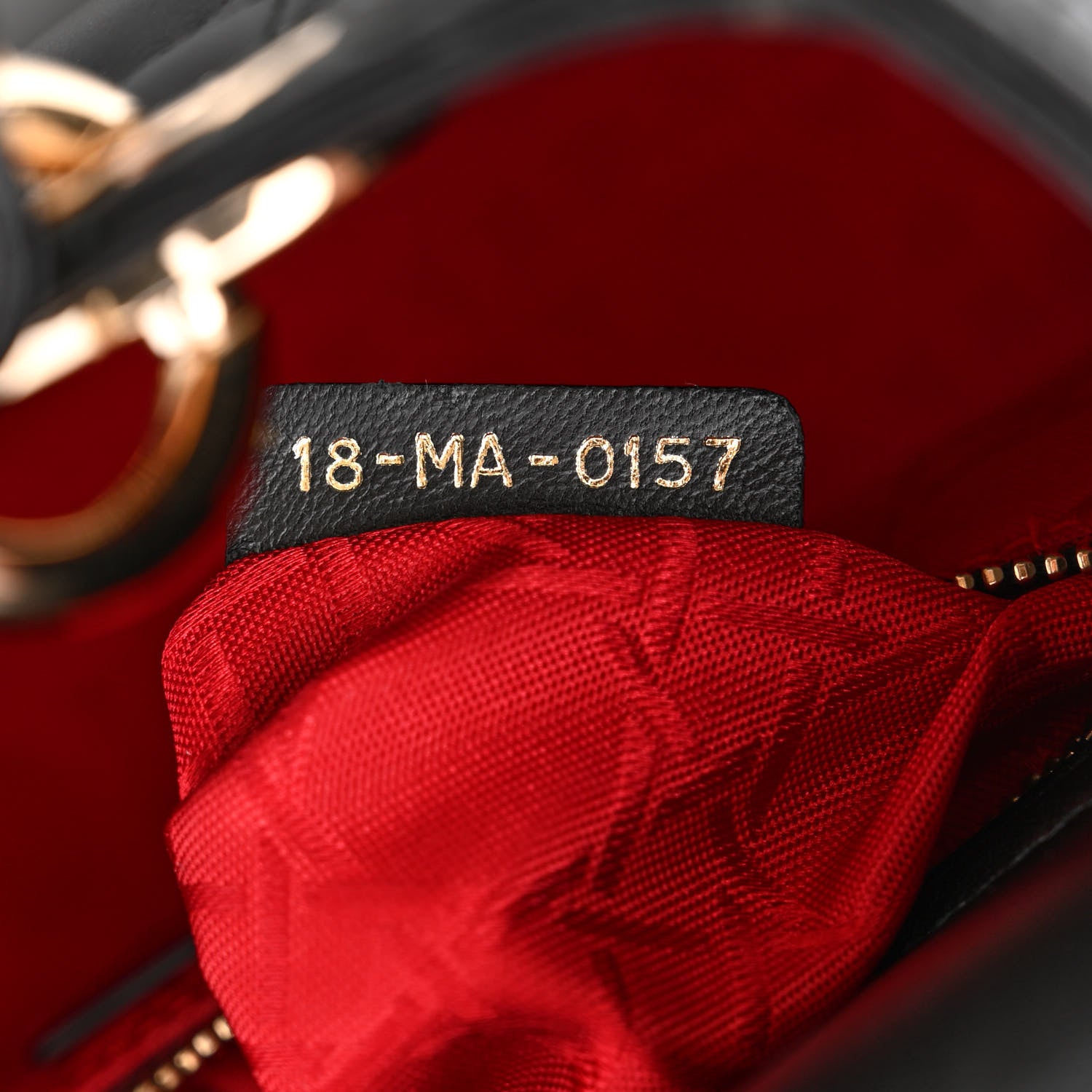 Christian Dior Lambskin Cannage Small Lucky Badges My Lady Dior Black 7 of 10