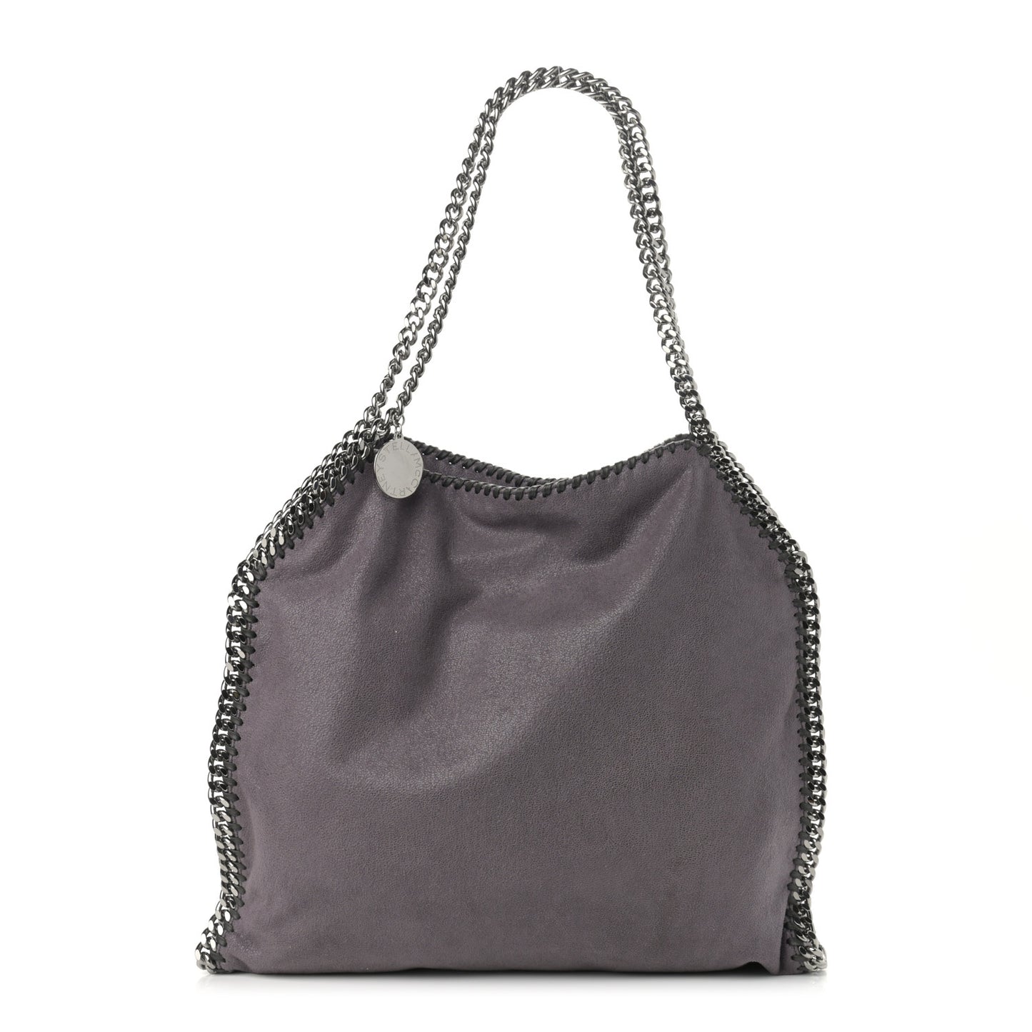 Shaggy Deer Small Falabella Tote Light Grey