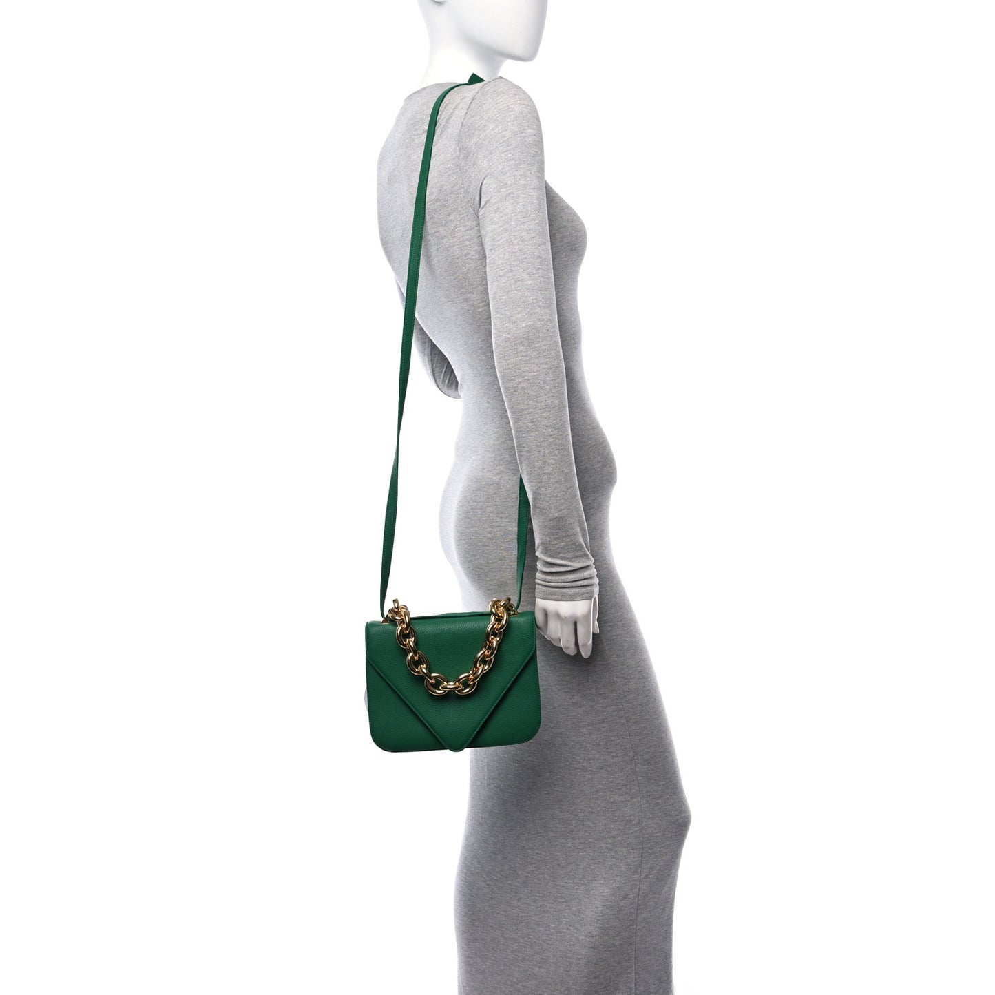 Calfskin Mount Envelope Bag Jungle