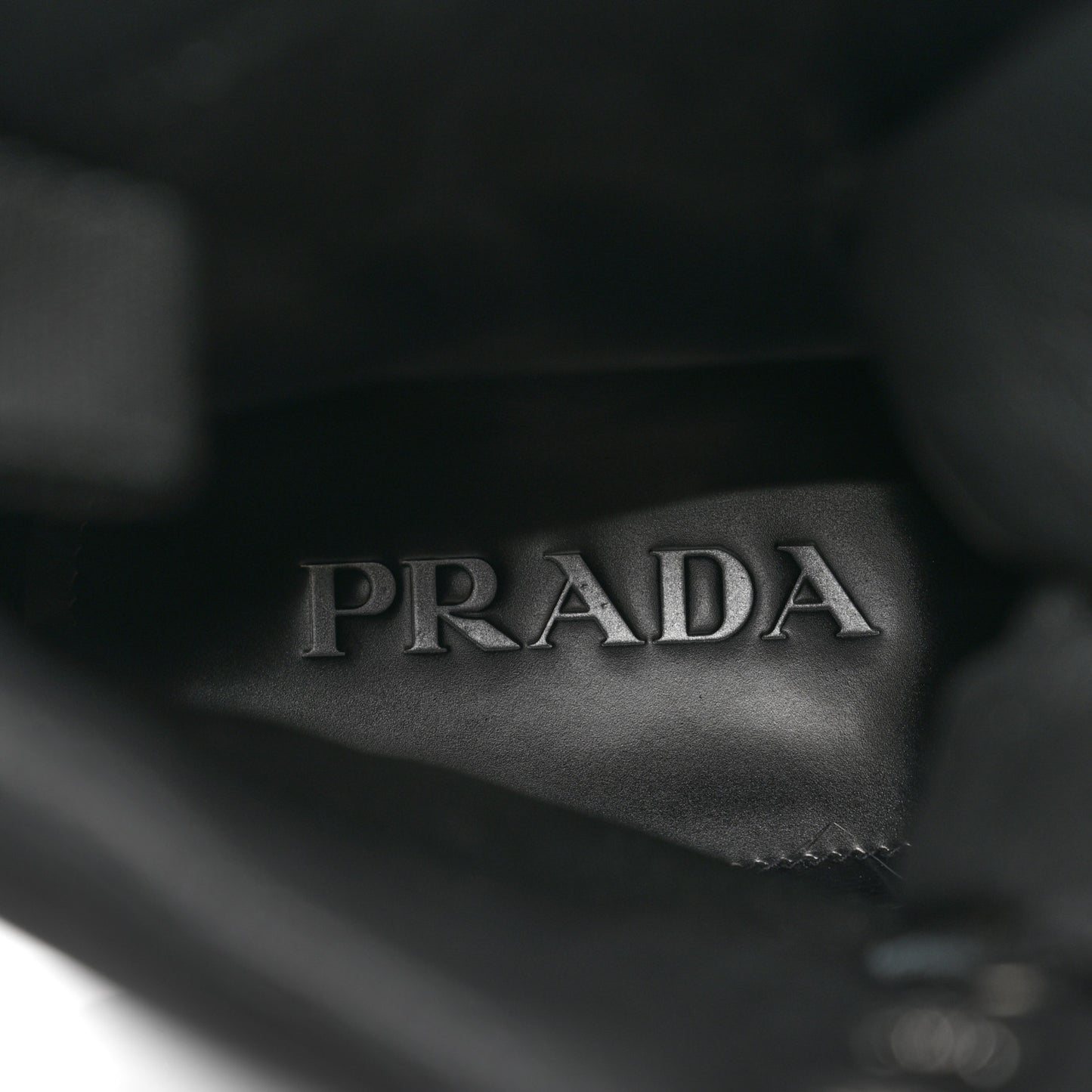 Spazzolato Re-Nylon Metal Triangle Logo Mens Combat Boots 9 Black