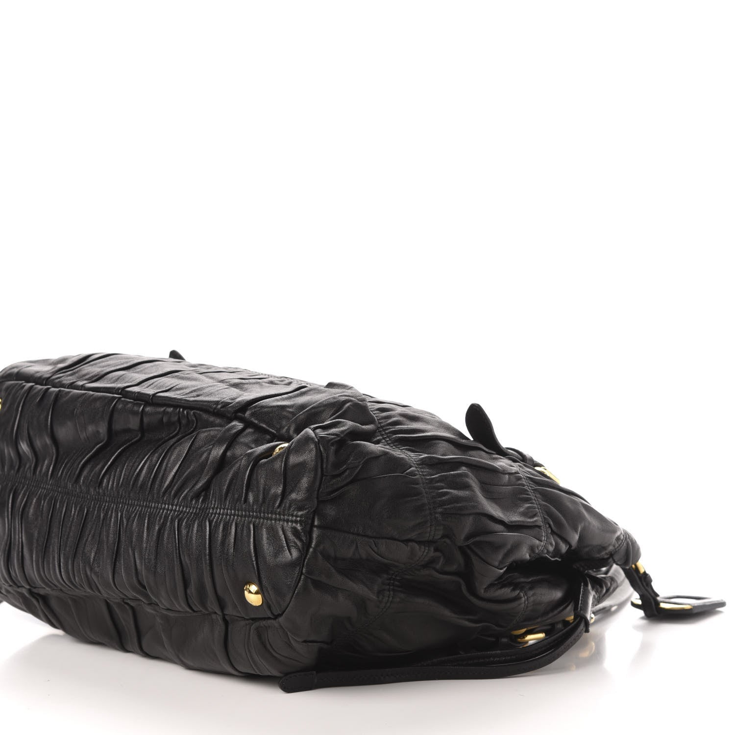 Prada Nappa Gaufre Antik Tote Black 9 of 11
