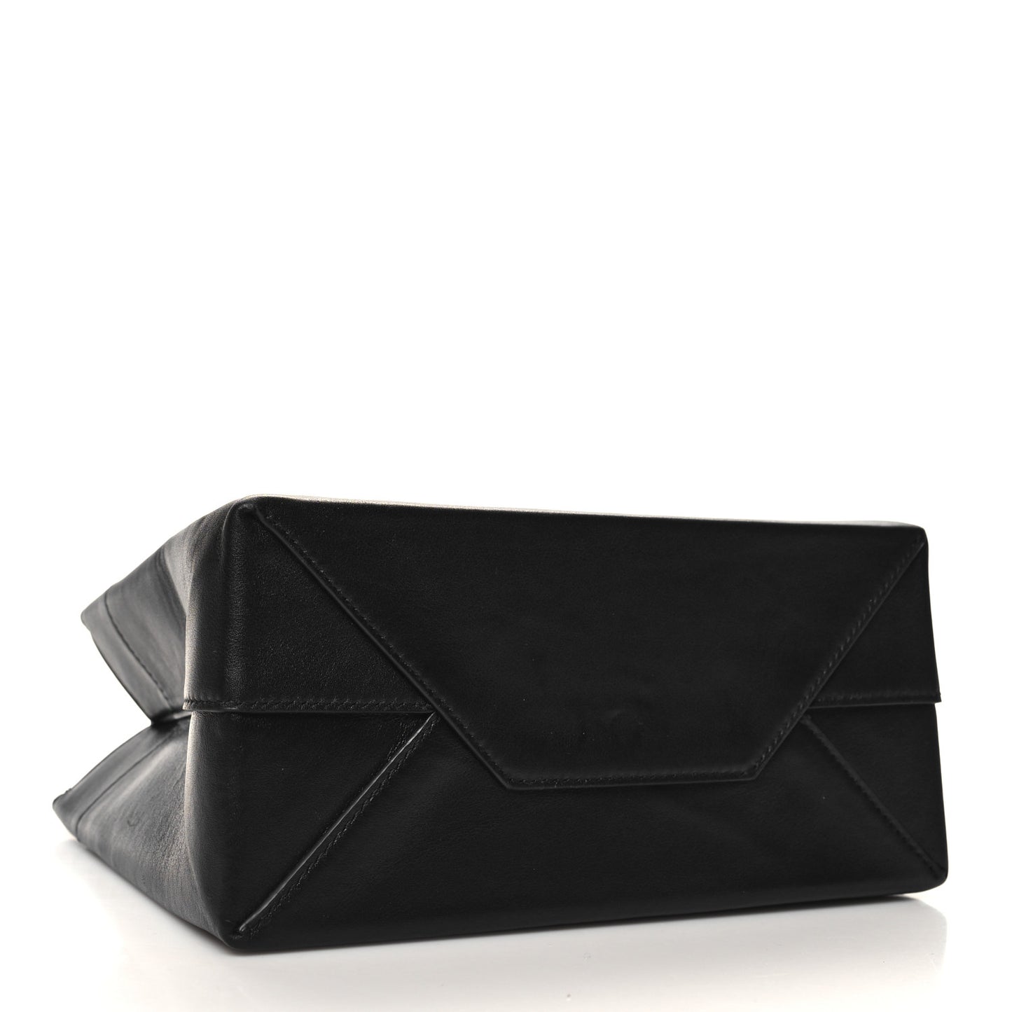 Soft Smooth Calfskin Small Duty Free Tote Black