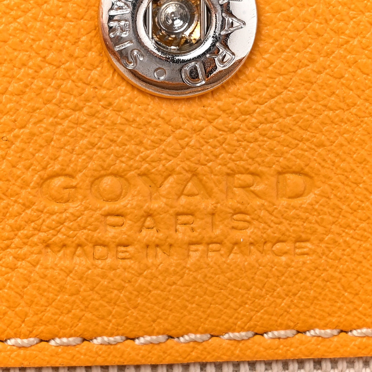 Goyardine Reversible Mini Anjou Yellow