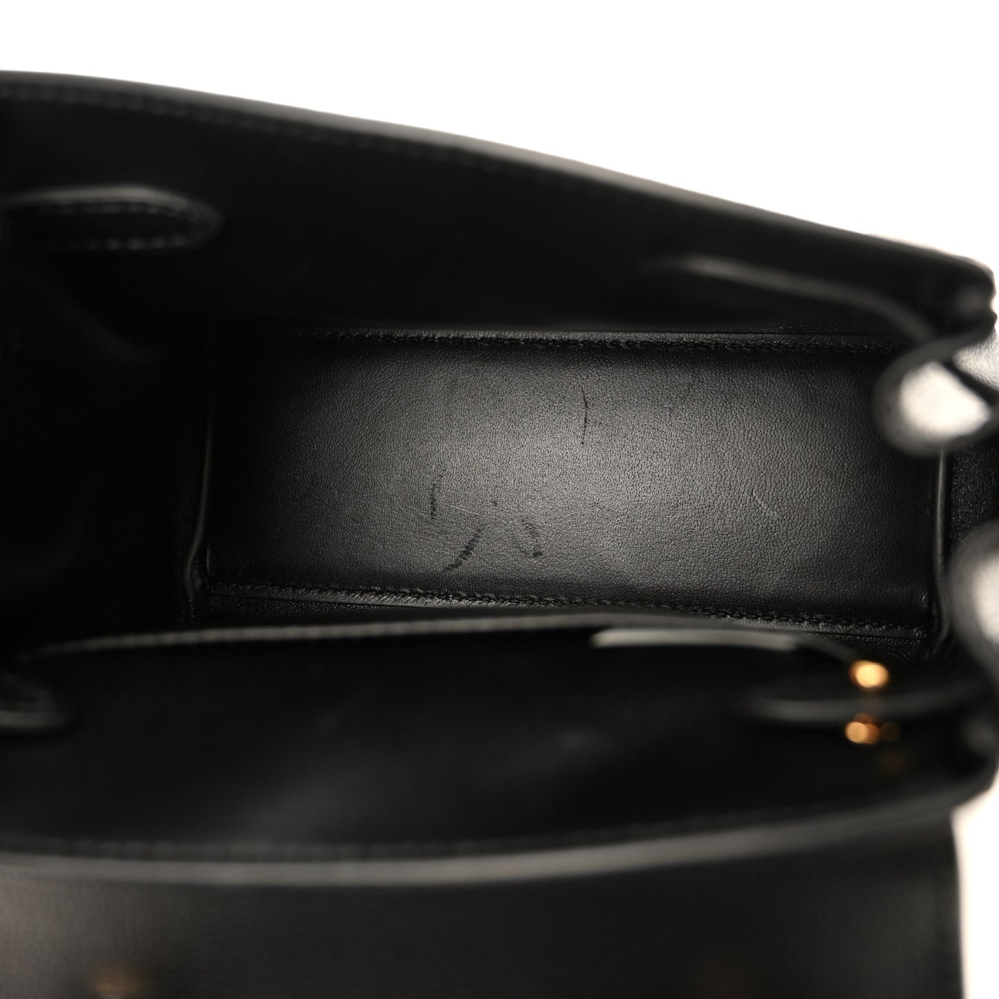 Grained Calfskin Small La Medusa Top Handle Bag Black