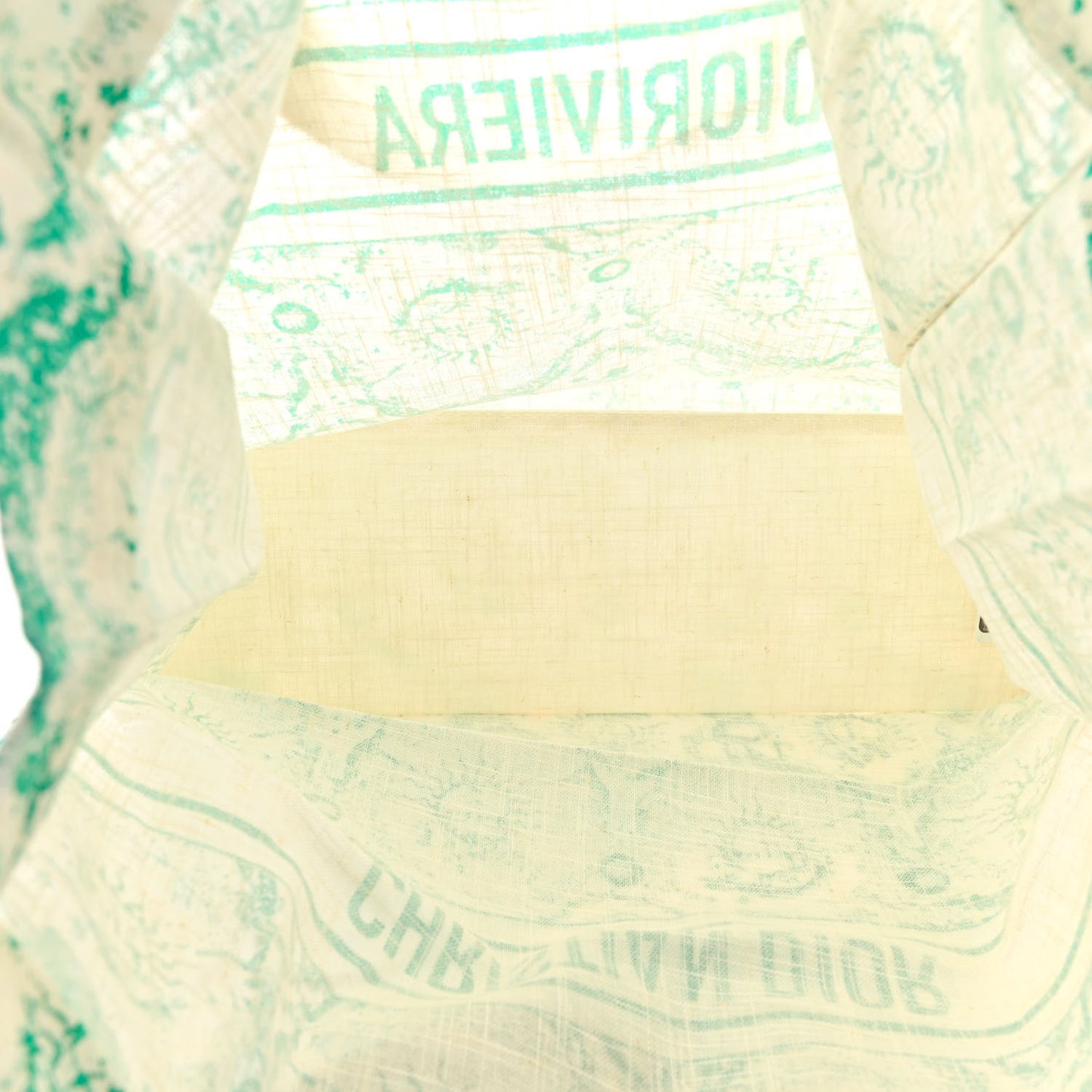 Canvas Dioriviera Toile de Jouy Soleil Tote Aquamarina