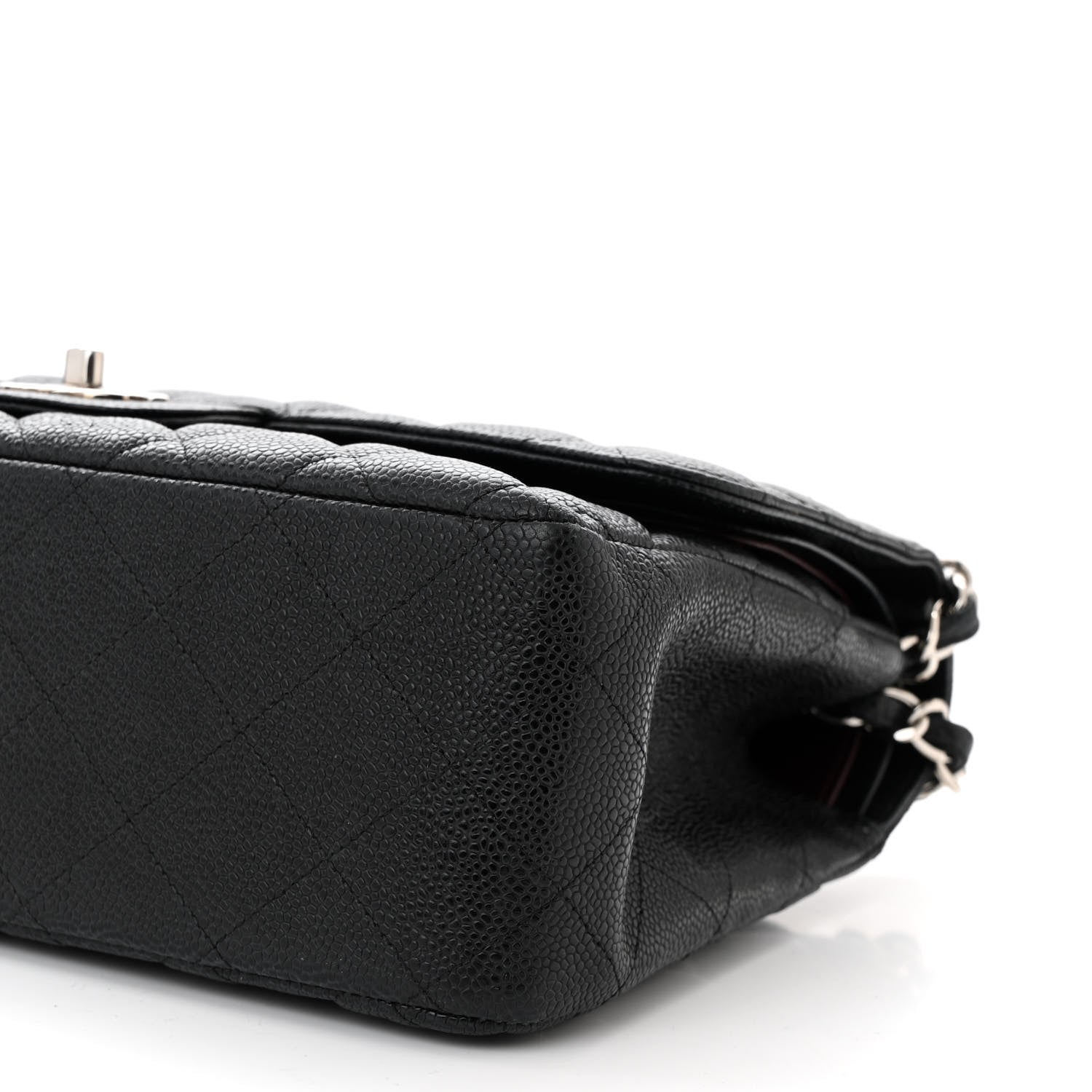 Chanel Caviar Quilted Jumbo Double Flap Black 10 of 11