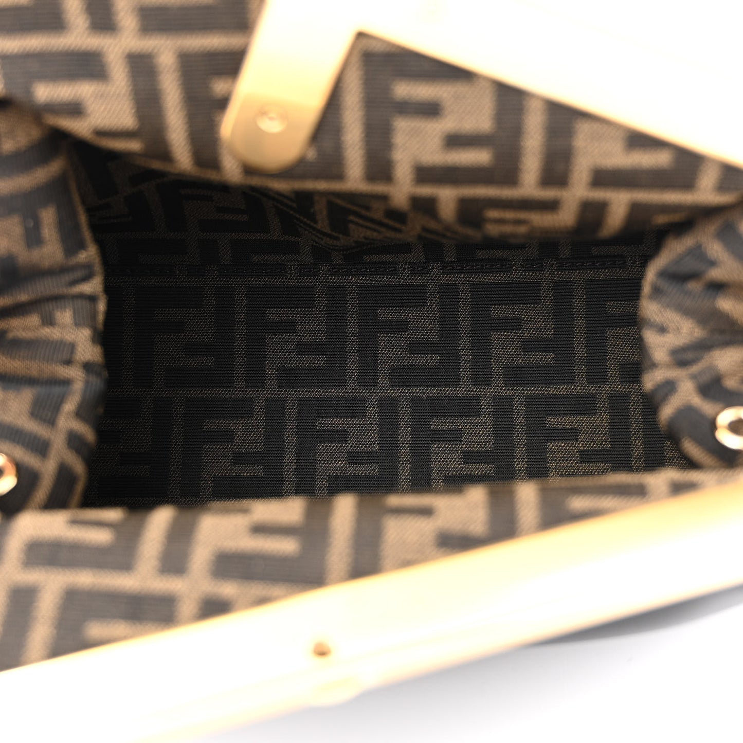 Shiny Nappa Medium Fendi First Black