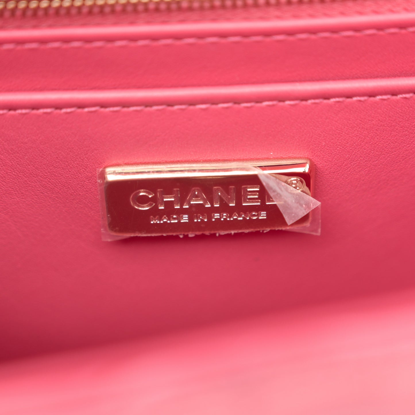 Shiny Alligator Mini Rectangular Flap Pink