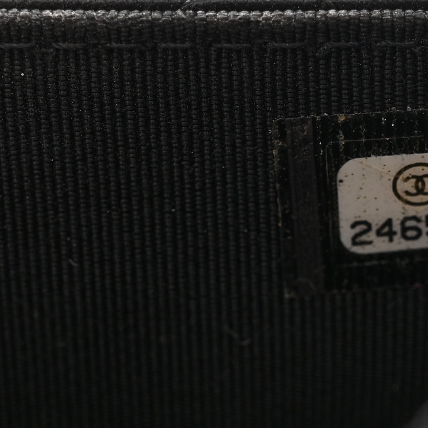 Lambskin Quilted Wallet On Chain WOC Black