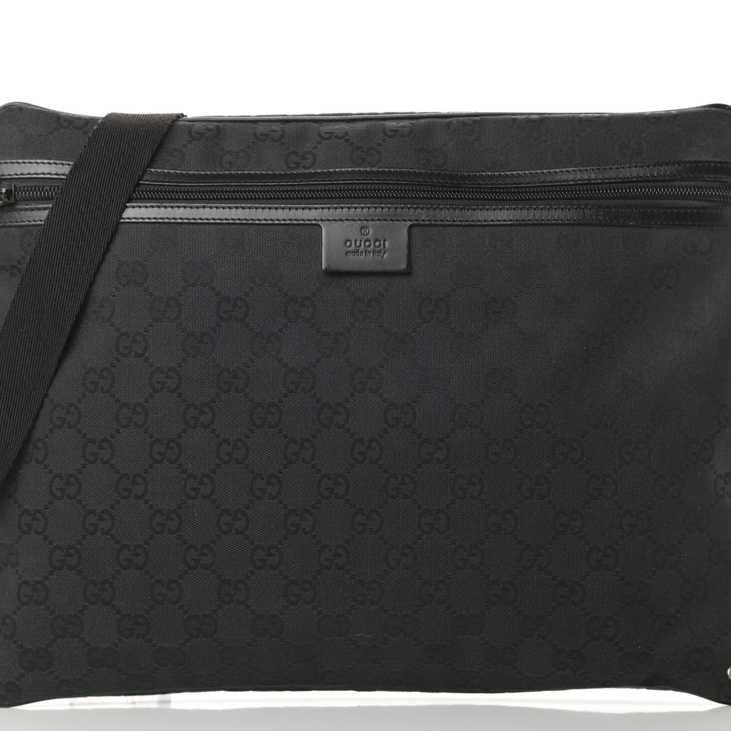 Monogram Messenger Bag Black