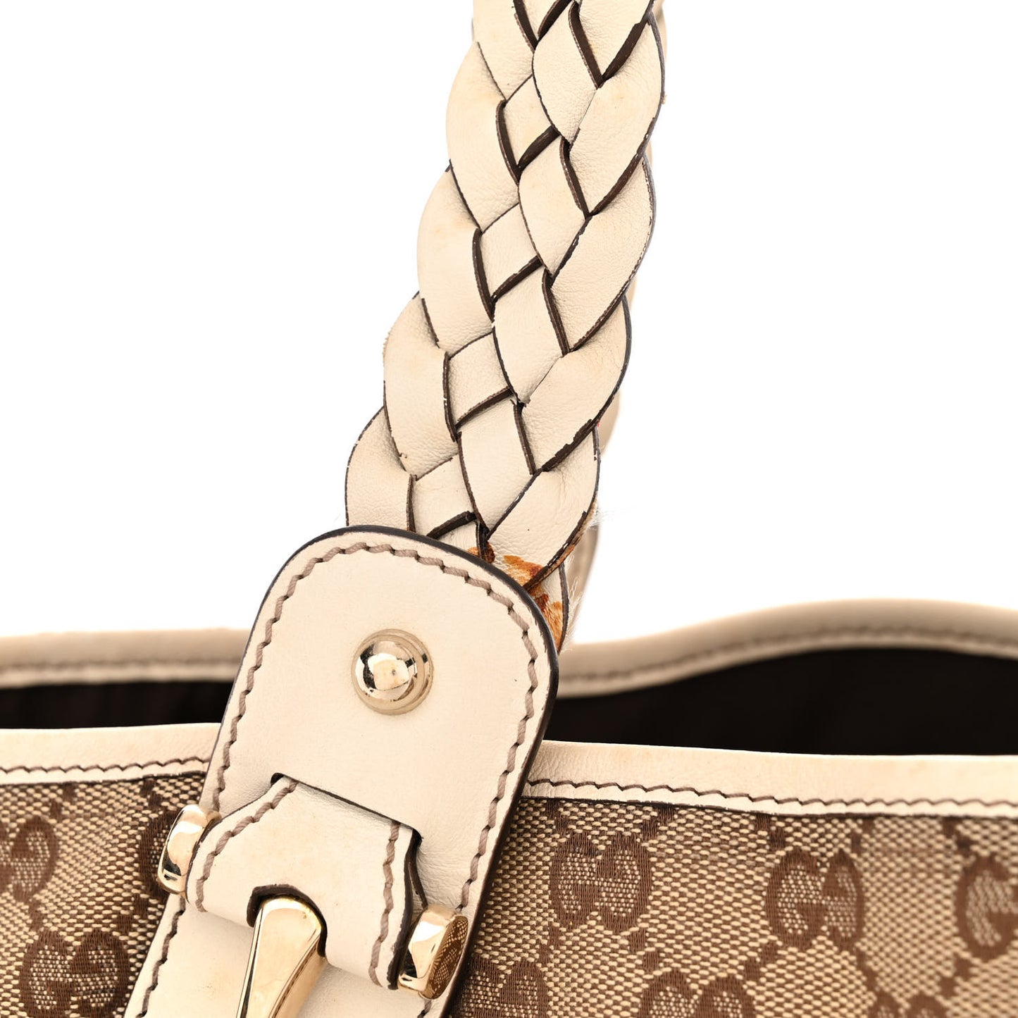 Monogram Medium Pelham Shoulder Bag Off White