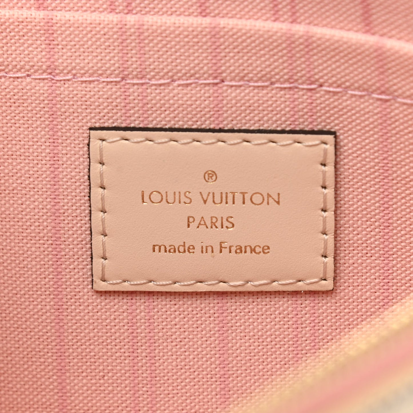 Damier Azur Neverfull MM GM Pochette Rose Ballerine