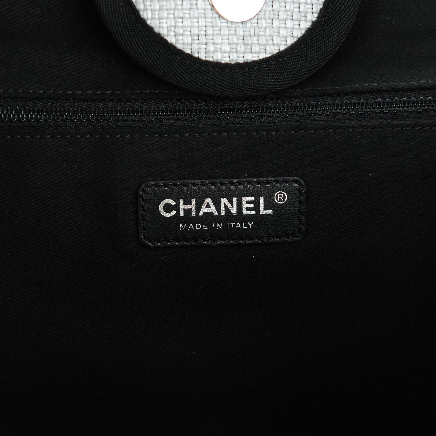 Canvas Large Deauville Tote Grey