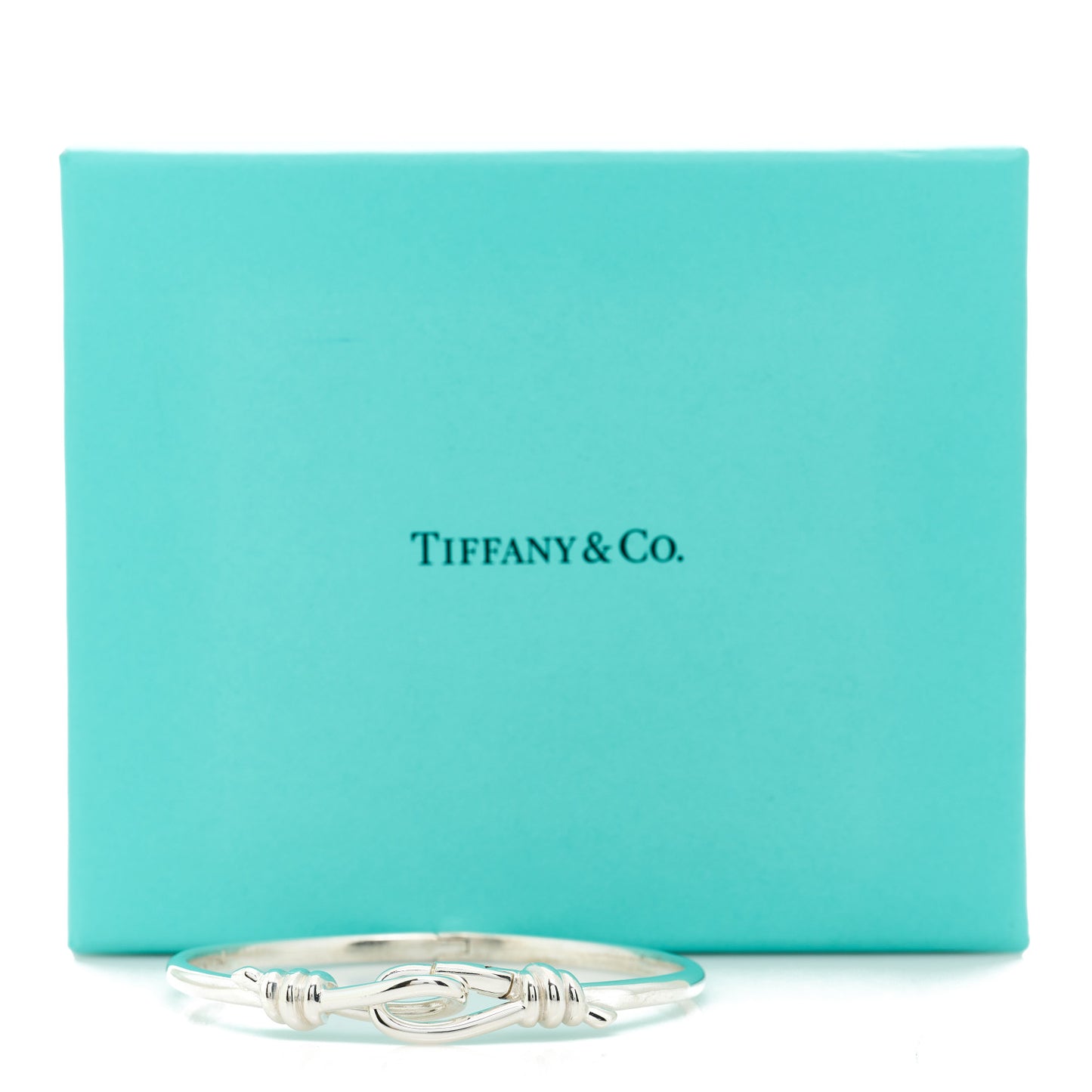 Sterling Silver Paloma Picasso Knot Hinged Bangle Bracelet