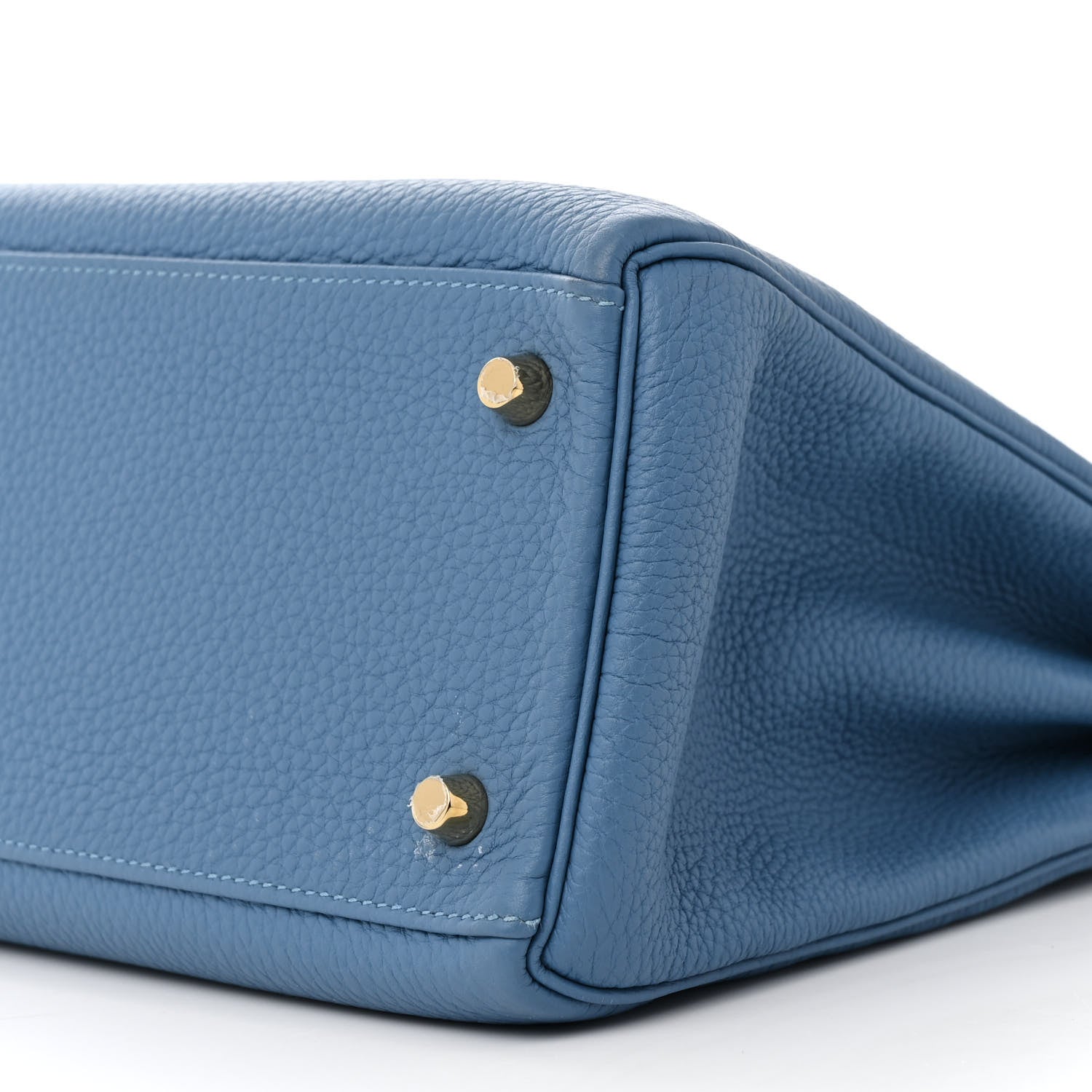 Hermes Togo Kelly Retourne 32 Azur 10 of 15